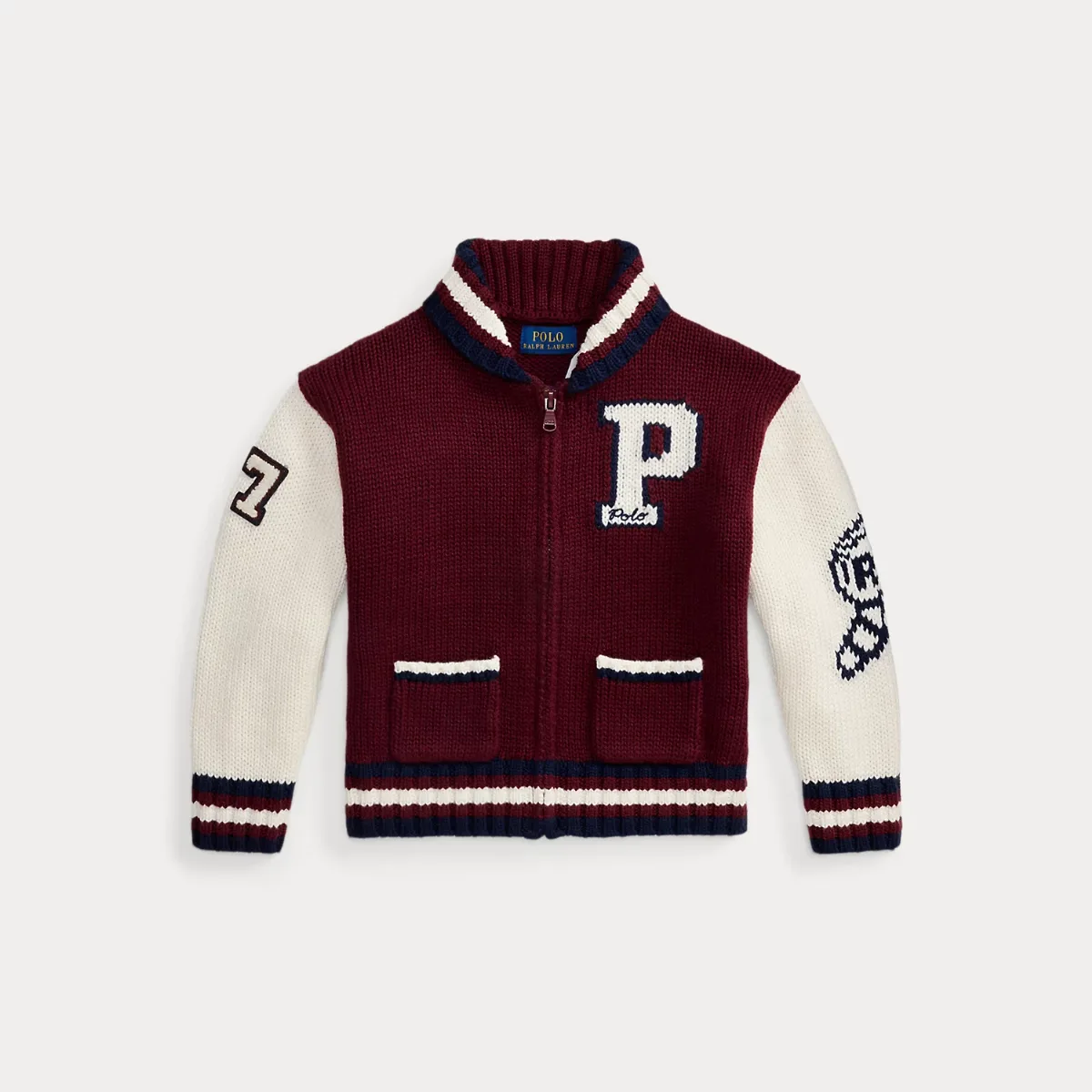 Letter Cotton-Wool Sweater by Ralph Lauren