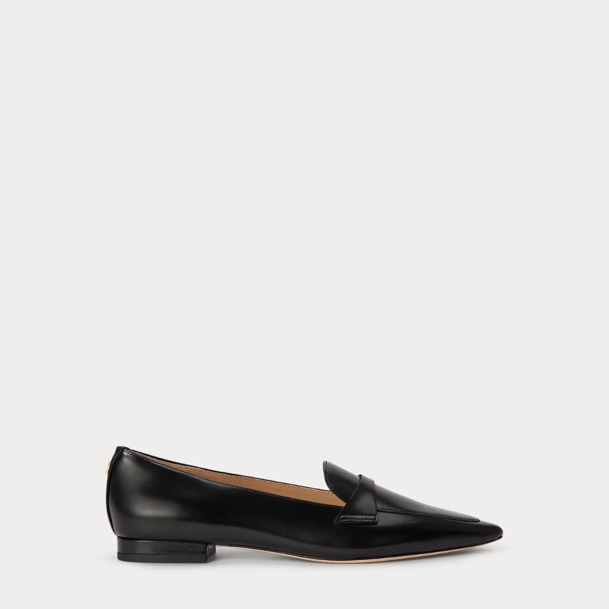 Audri Glazed Leather Loafer by Ralph Lauren