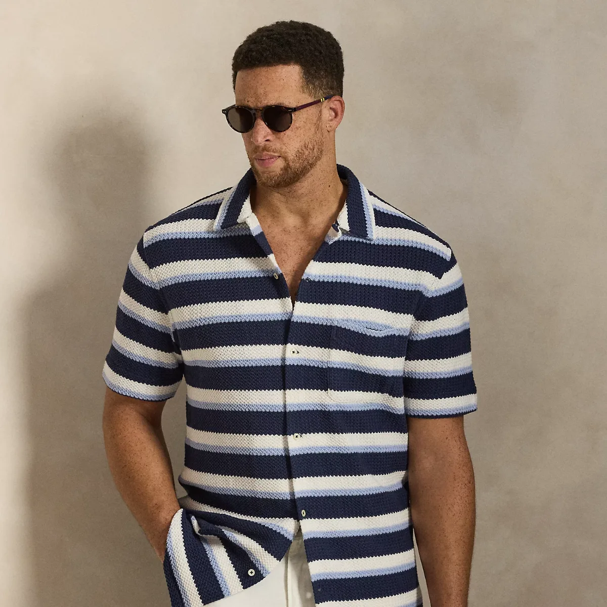 Striped Camp Shirt by Ralph Lauren