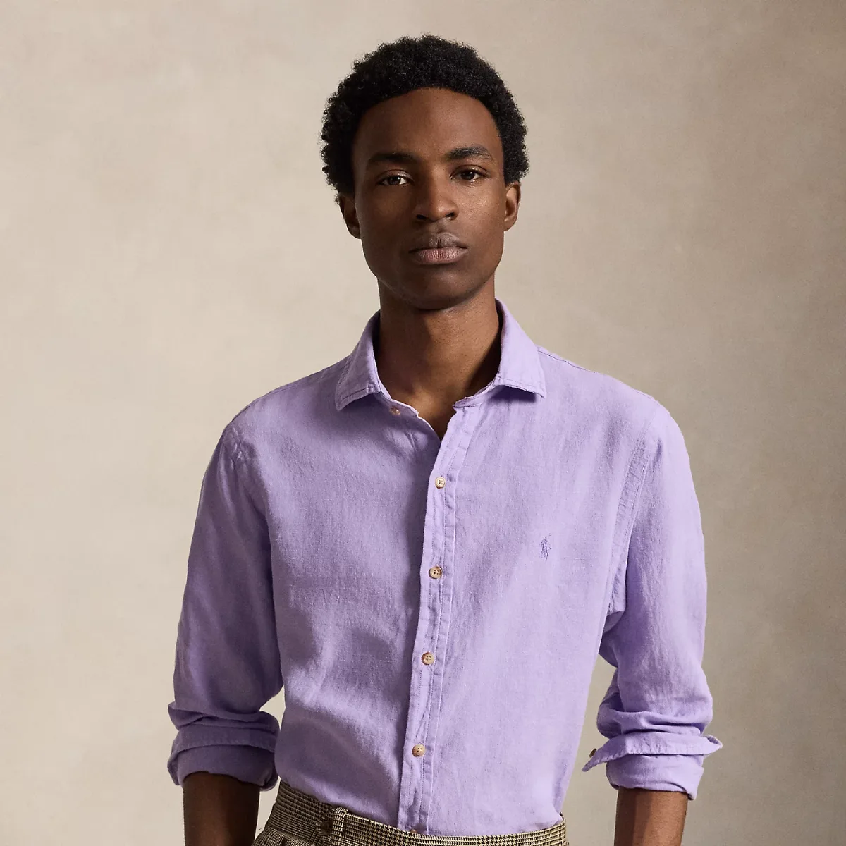 Classic Fit Linen Shirt by Ralph Lauren