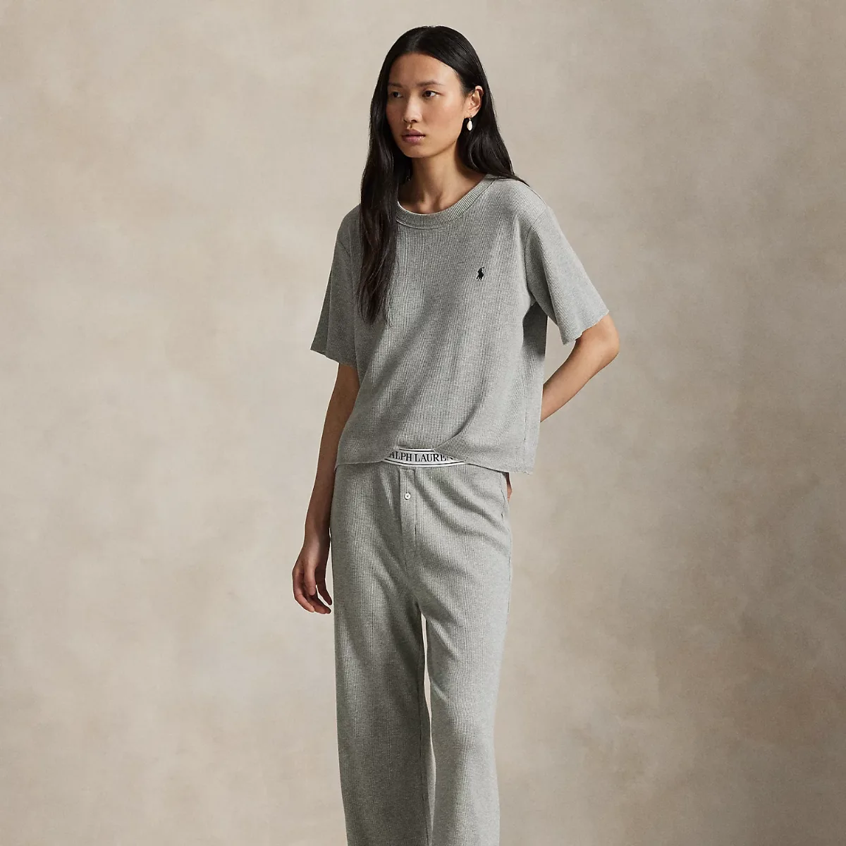 Waffle-Knit Pajama Set by Ralph Lauren