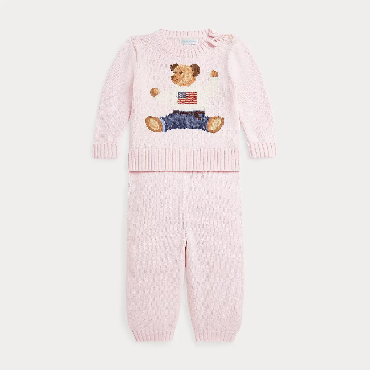 Polo Bear Cotton Sweater & Pant by Ralph Lauren