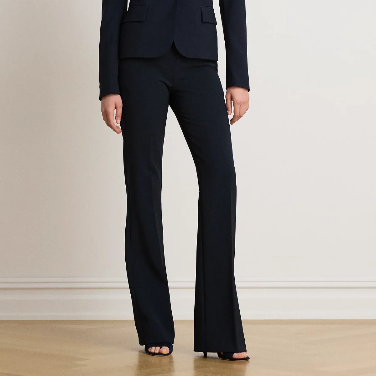 Stretch Crepe Straight Pant by Ralph Lauren