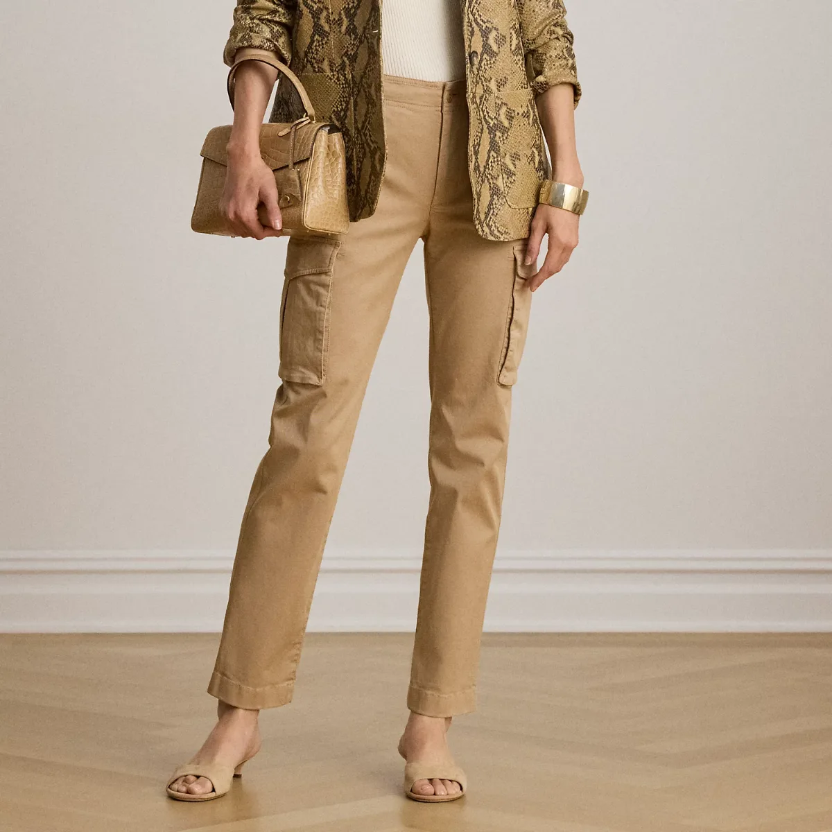 Chino Cropped Cargo Pant by Ralph Lauren