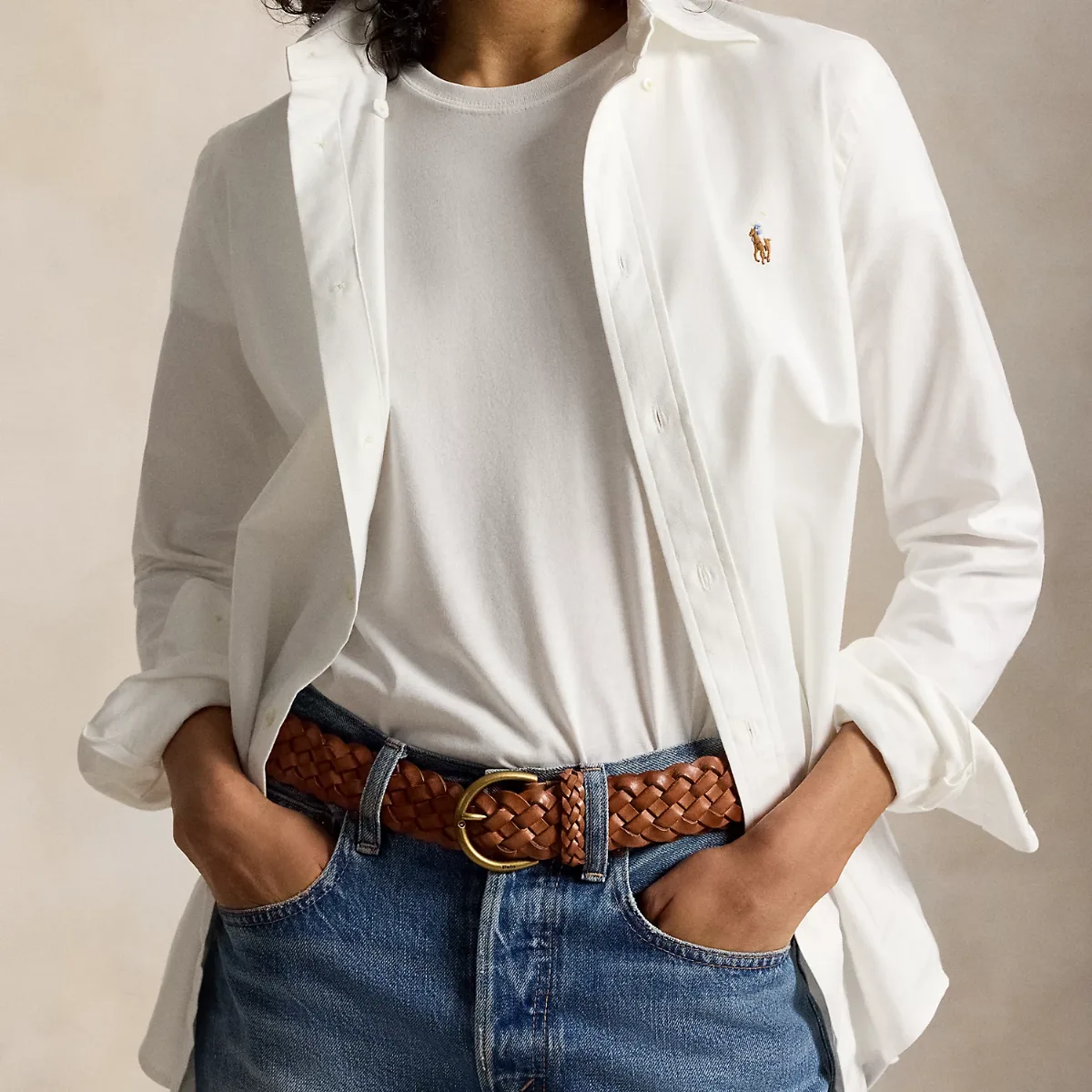 Braided Calfskin Belt by Ralph Lauren