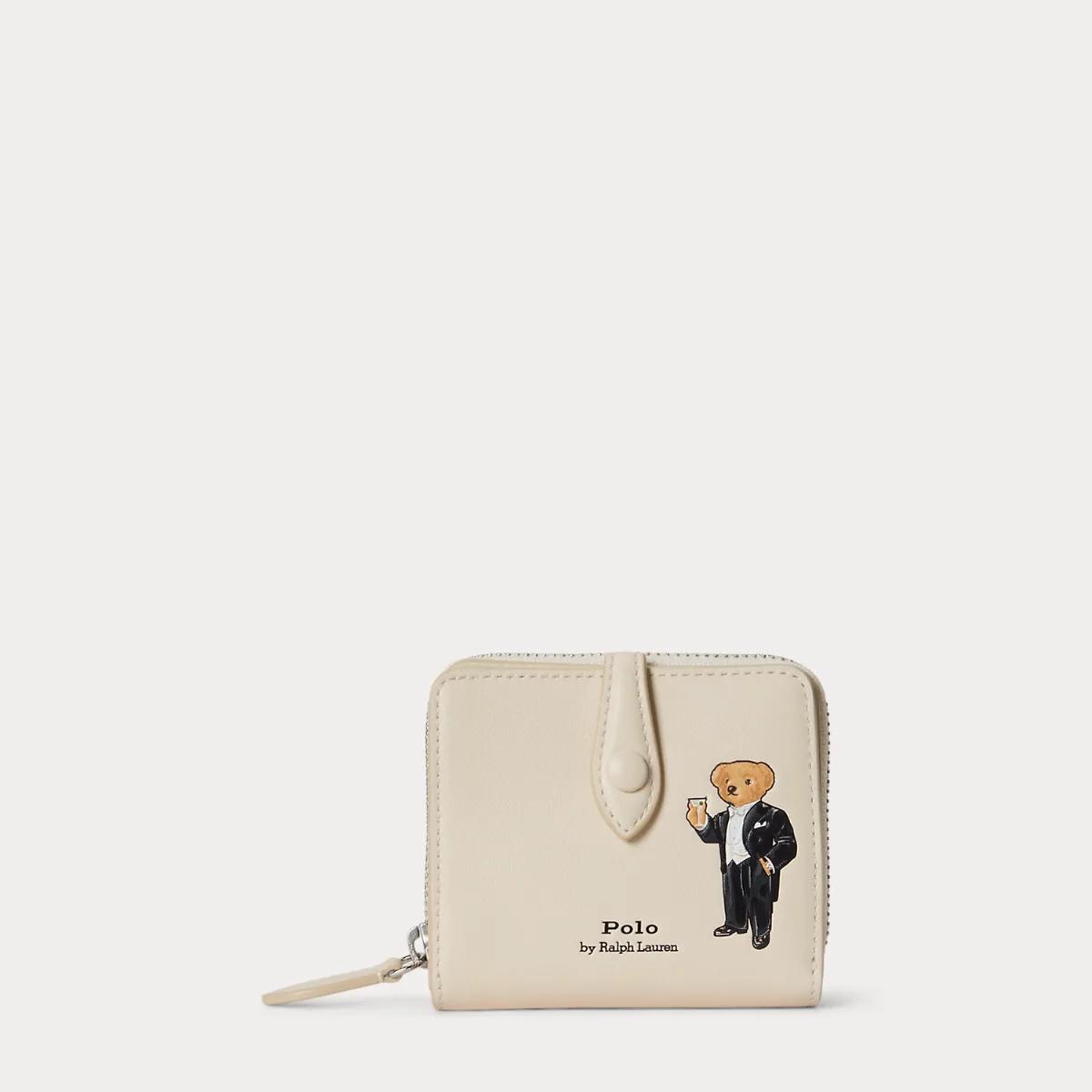 Polo Bear Leather Compact Wallet by Ralph Lauren