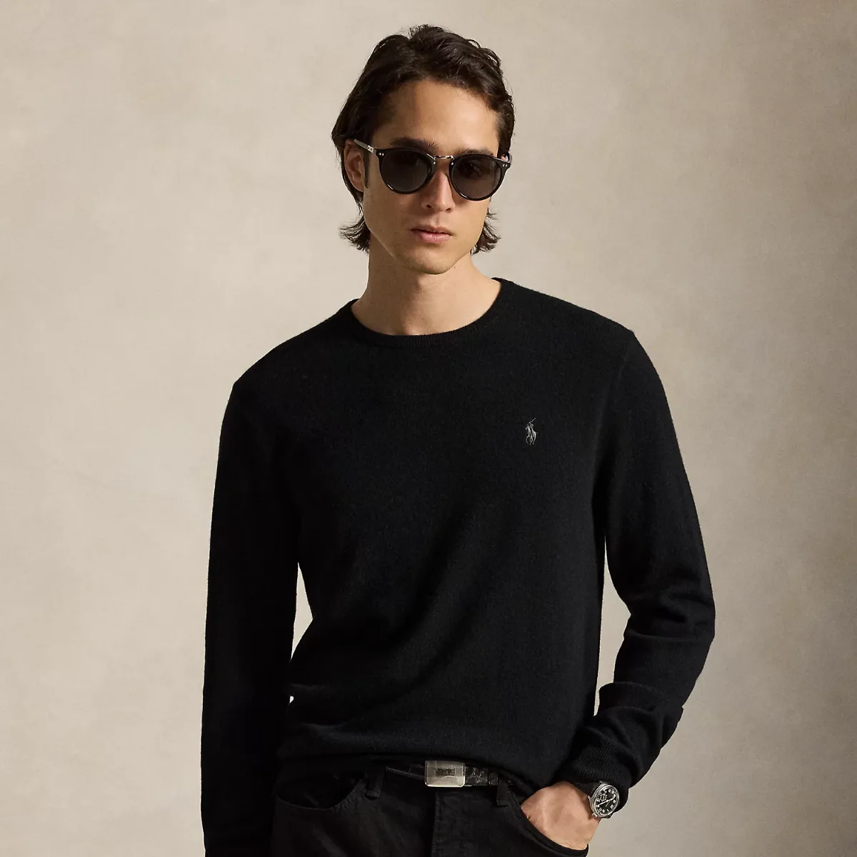 Wool Crewneck Sweater by Ralph Lauren