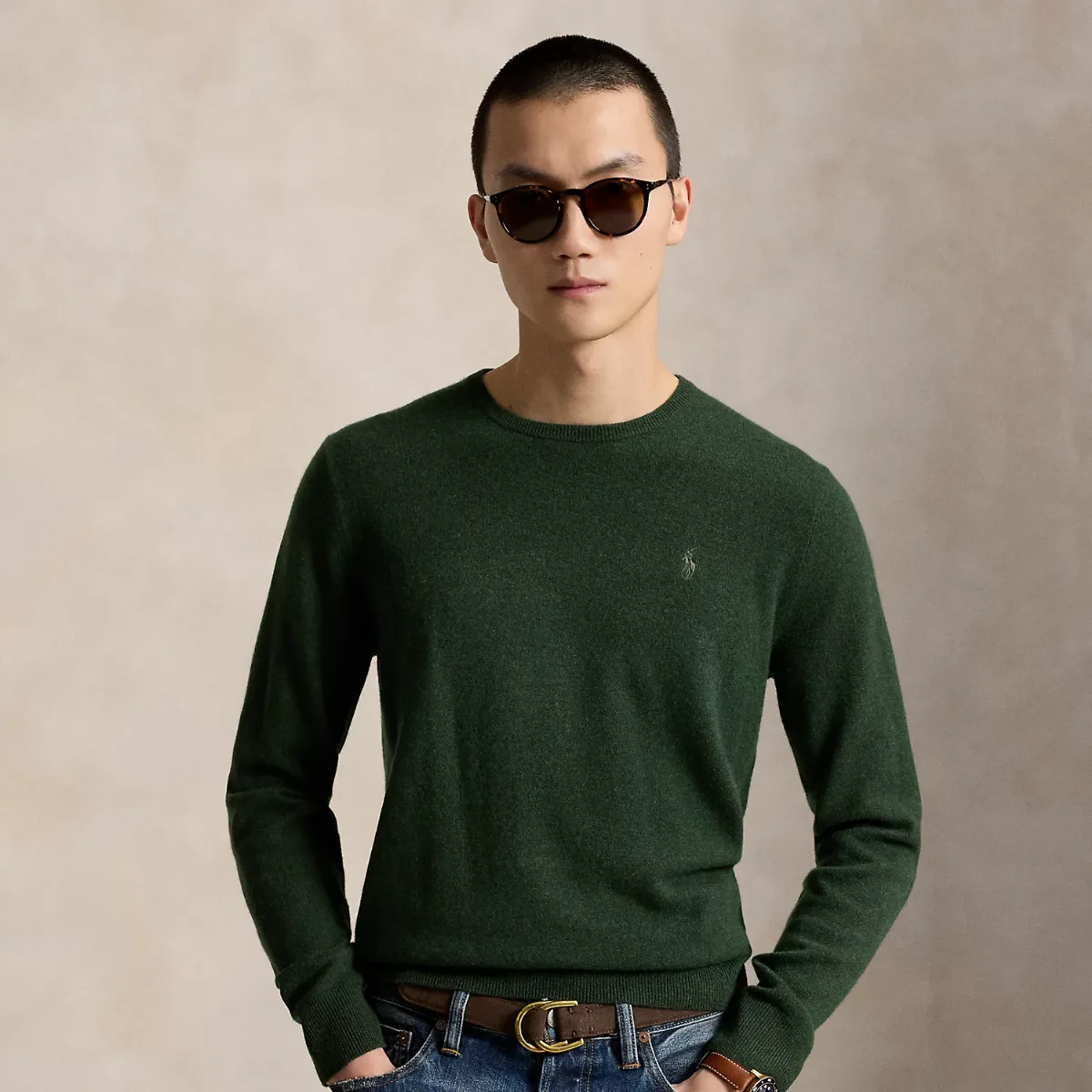 Wool Crewneck Sweater by Ralph Lauren