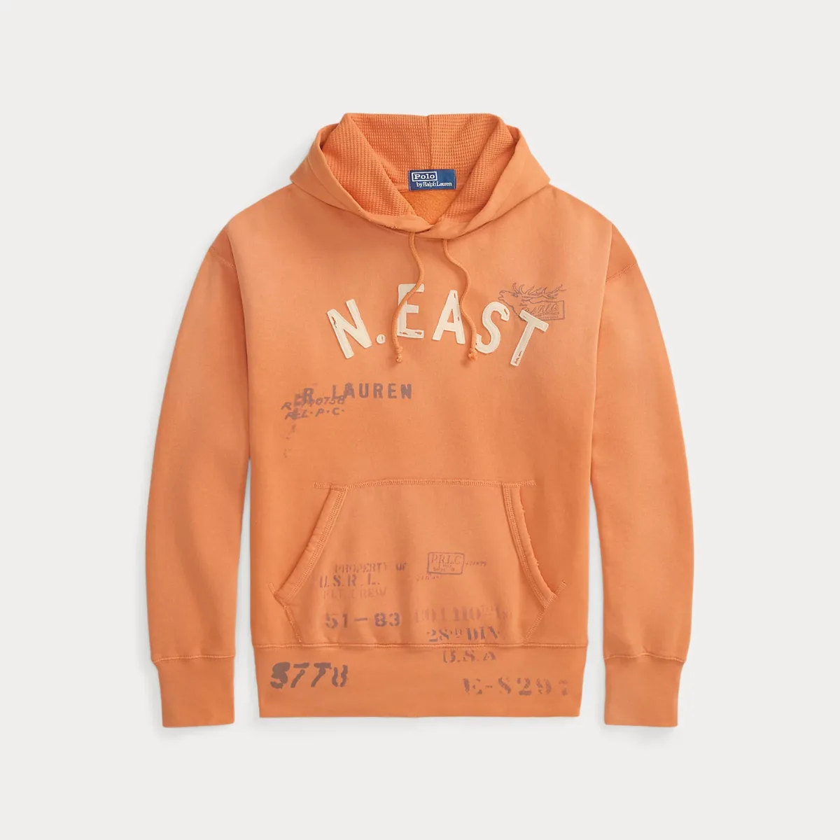 Vintage Fit Fleece Graphic Hoodie by Ralph Lauren