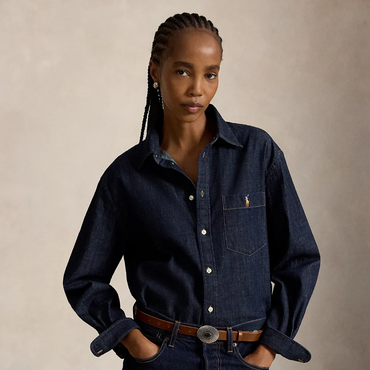 The Big Denim Shirt by Ralph Lauren