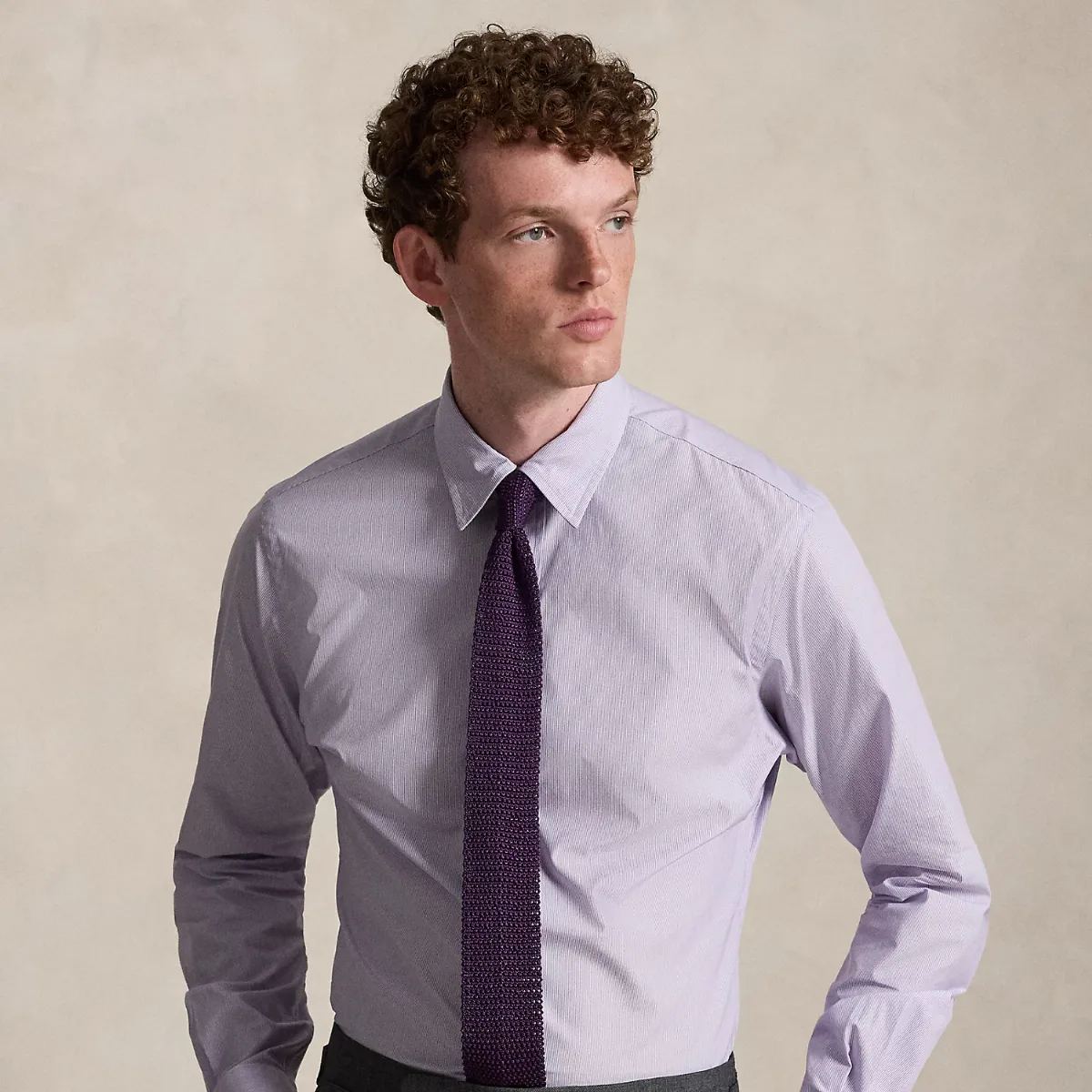 Custom Fit Striped Poplin Shirt by Ralph Lauren