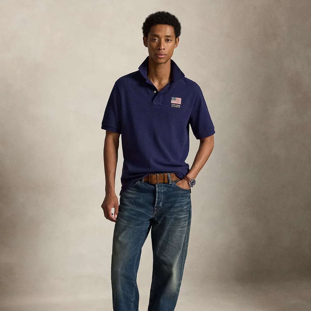 American Icons Stamp Polo Shirt by Ralph Lauren