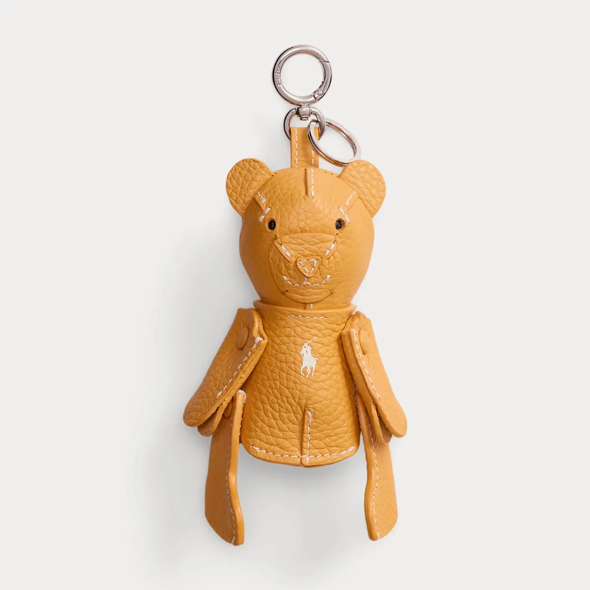 Polo Bear Leather Bag Charm