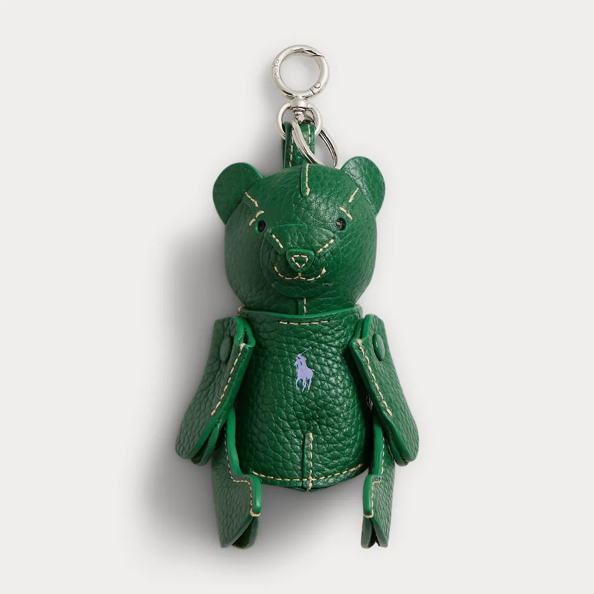 Polo Bear Leather Bag Charm