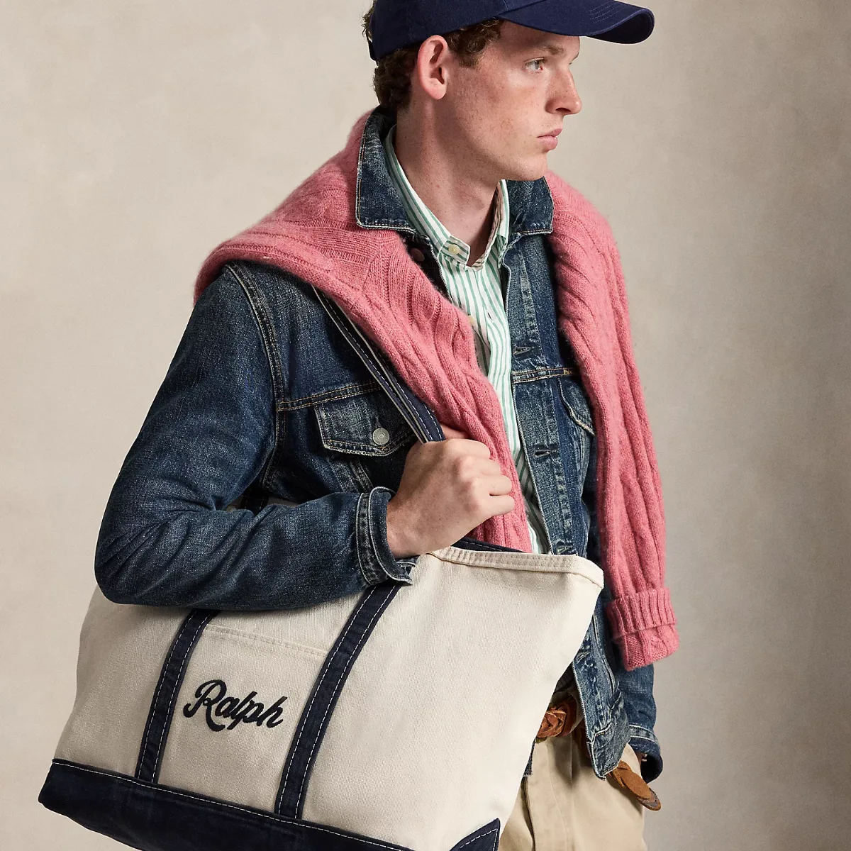 The Ralph Logo Tote by Ralph Lauren
