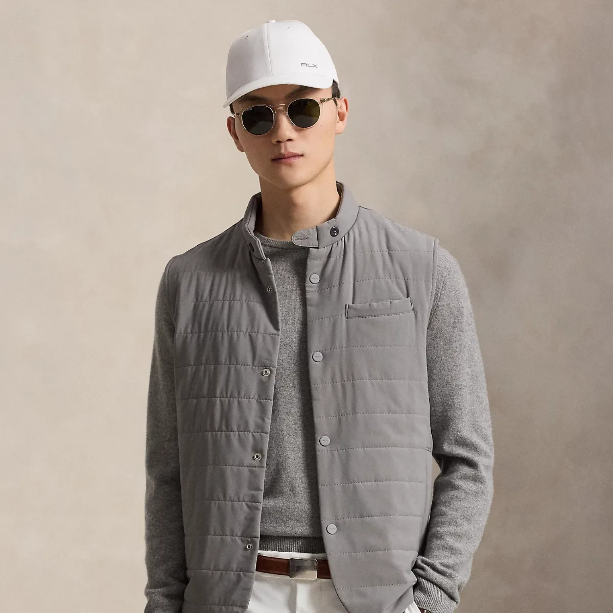 Quilted Mockneck Vest by Ralph Lauren