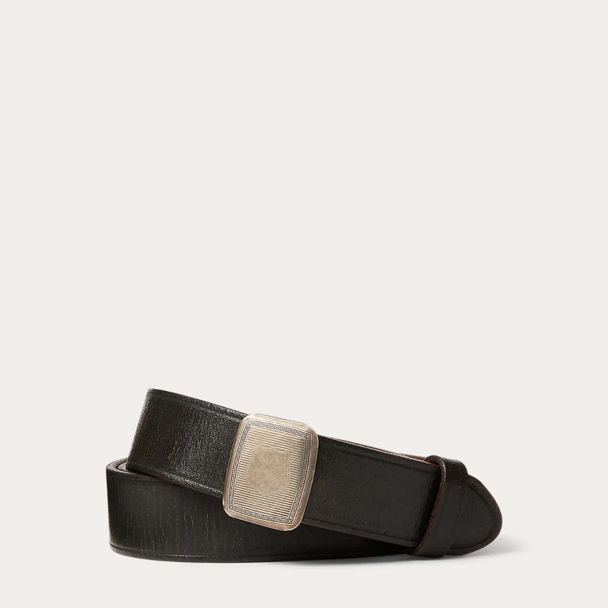 Slider-Buckle Leather Belt by Ralph Lauren