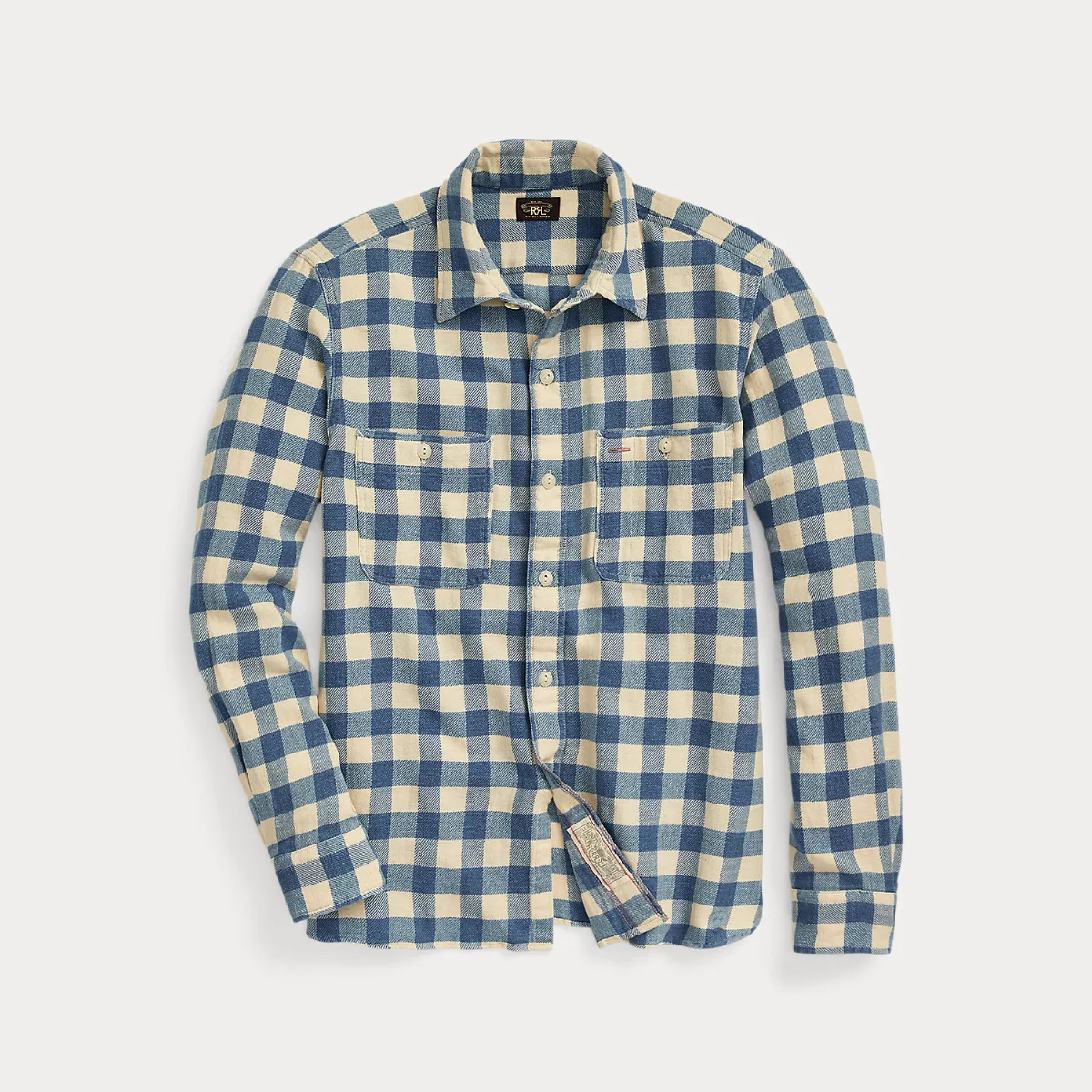 Plaid Cotton-Linen Shirt