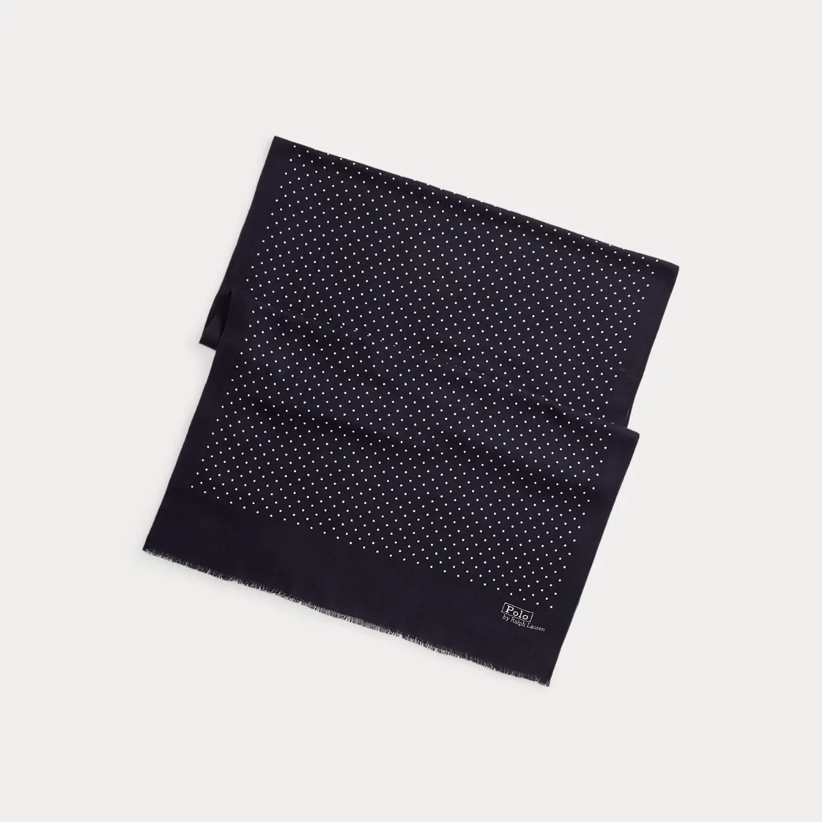 Polka-Dot Wool-Cashmere Scarf by Ralph Lauren