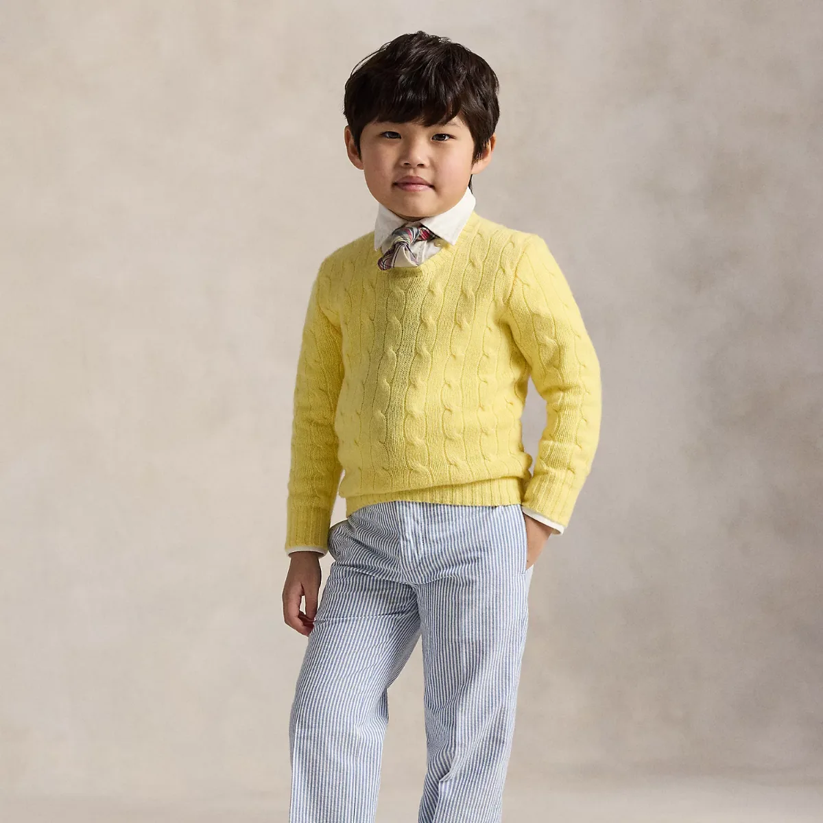 Cotton Seersucker Suit Trouser by Ralph Lauren