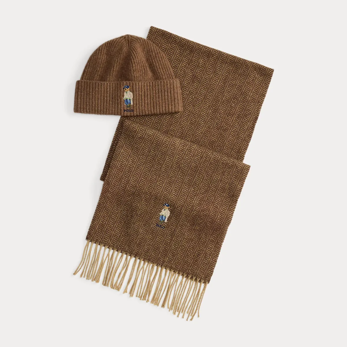 Polo Bear Wool Beanie & Scarf Gift Set by Ralph Lauren