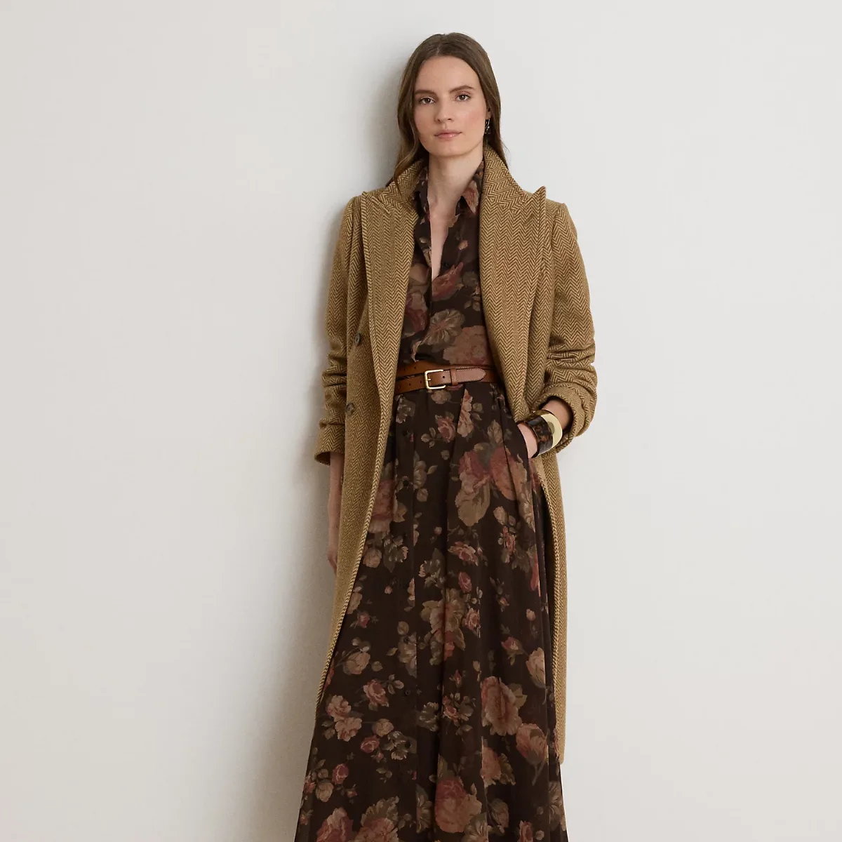 Floral Chiffon Shirtdress by Ralph Lauren