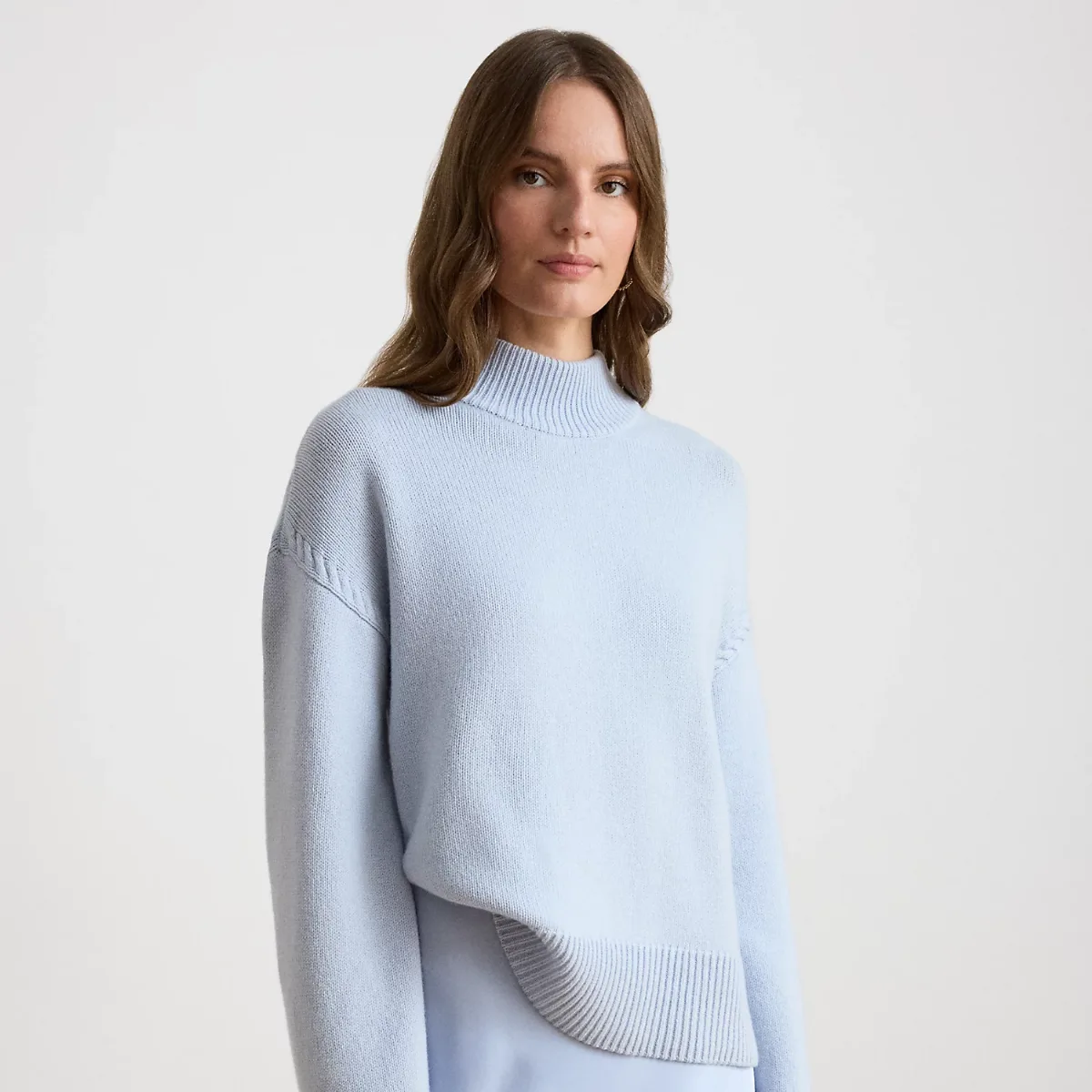 Wool-Blend Mockneck Sweater by Ralph Lauren