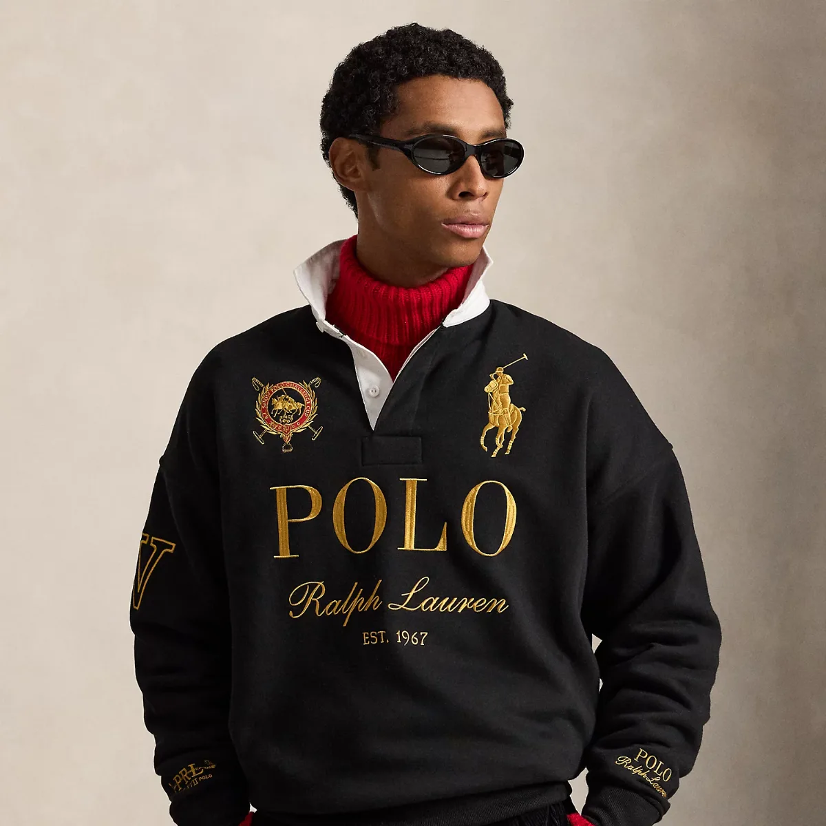 Relaxed Fit Big Pony Rugby Sweatshirt by Ralph Lauren