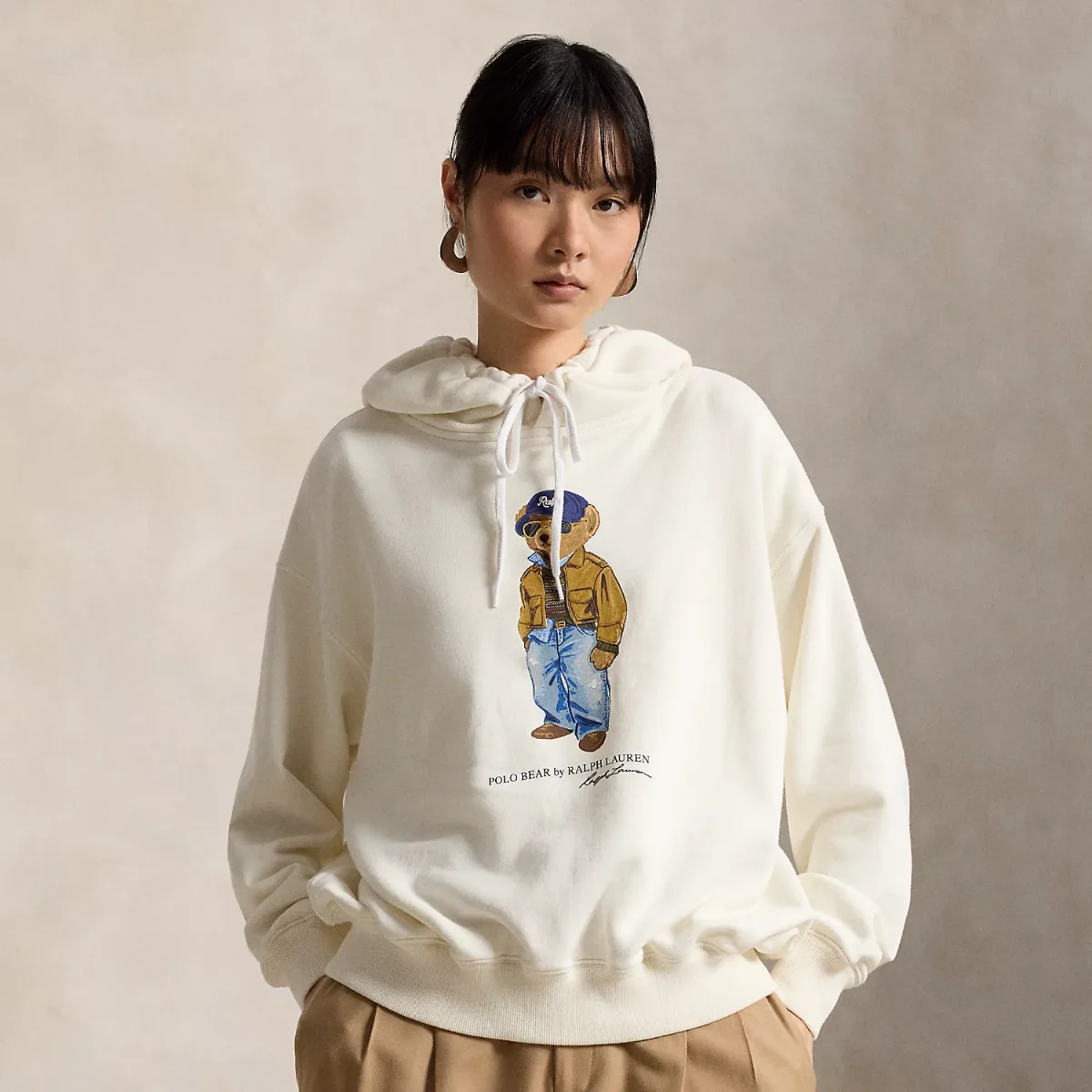 Polo Bear Lightweight Fleece Hoodie by Ralph Lauren