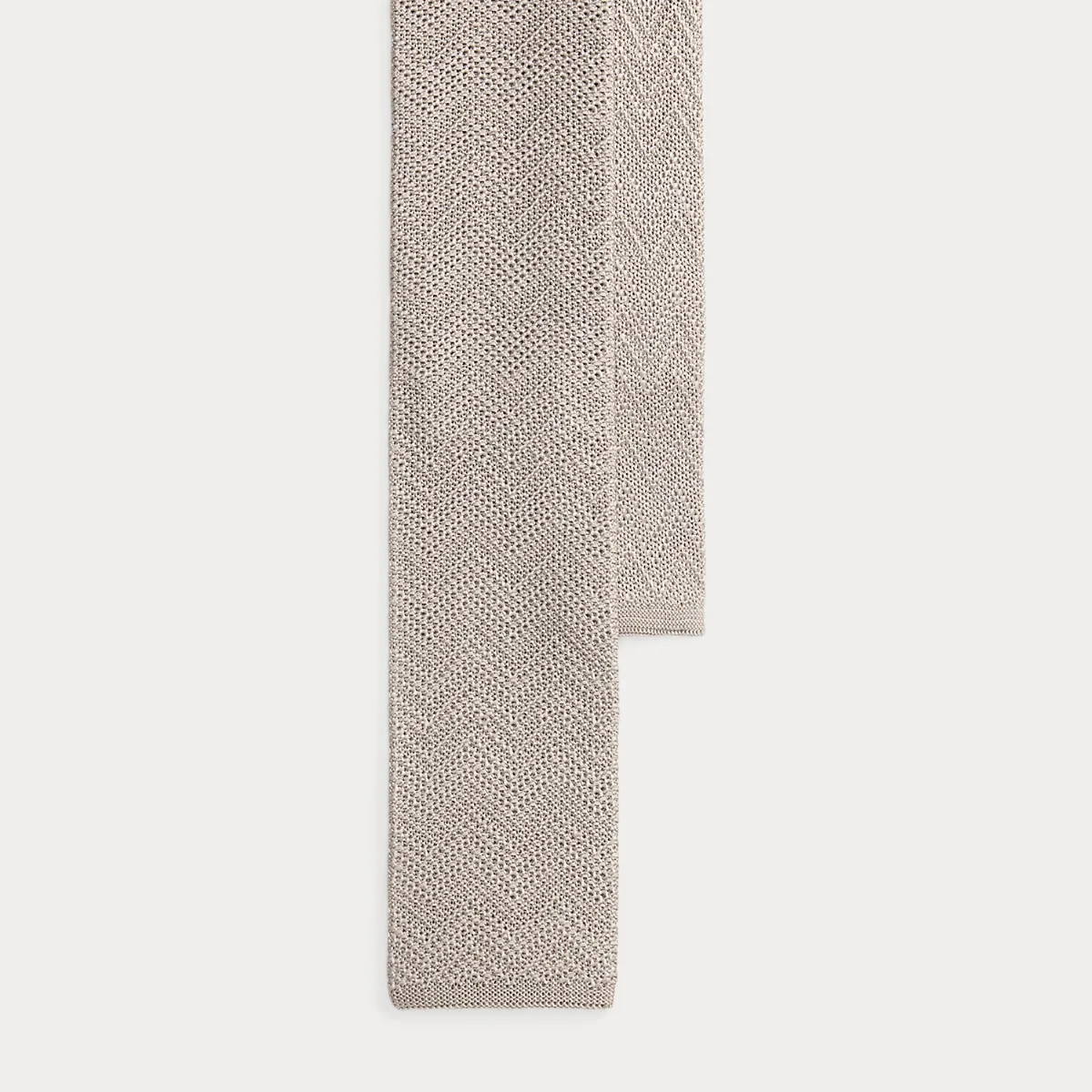 Herringbone-Knit Silk Tie by Ralph Lauren