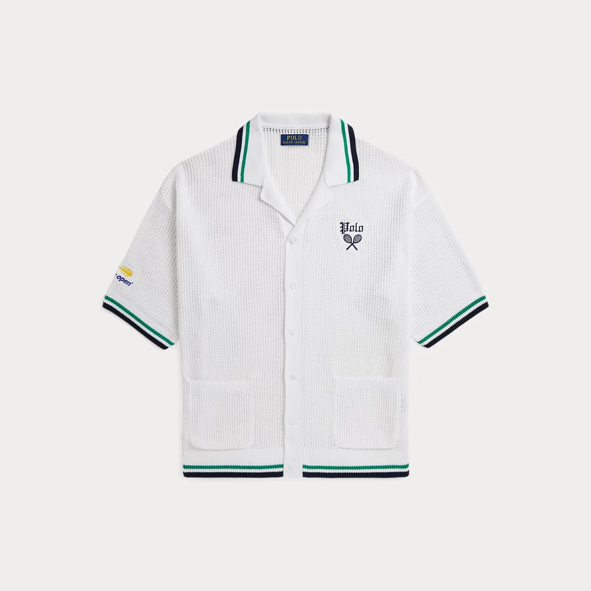 US Open Short-Sleeve Cardigan by Ralph Lauren