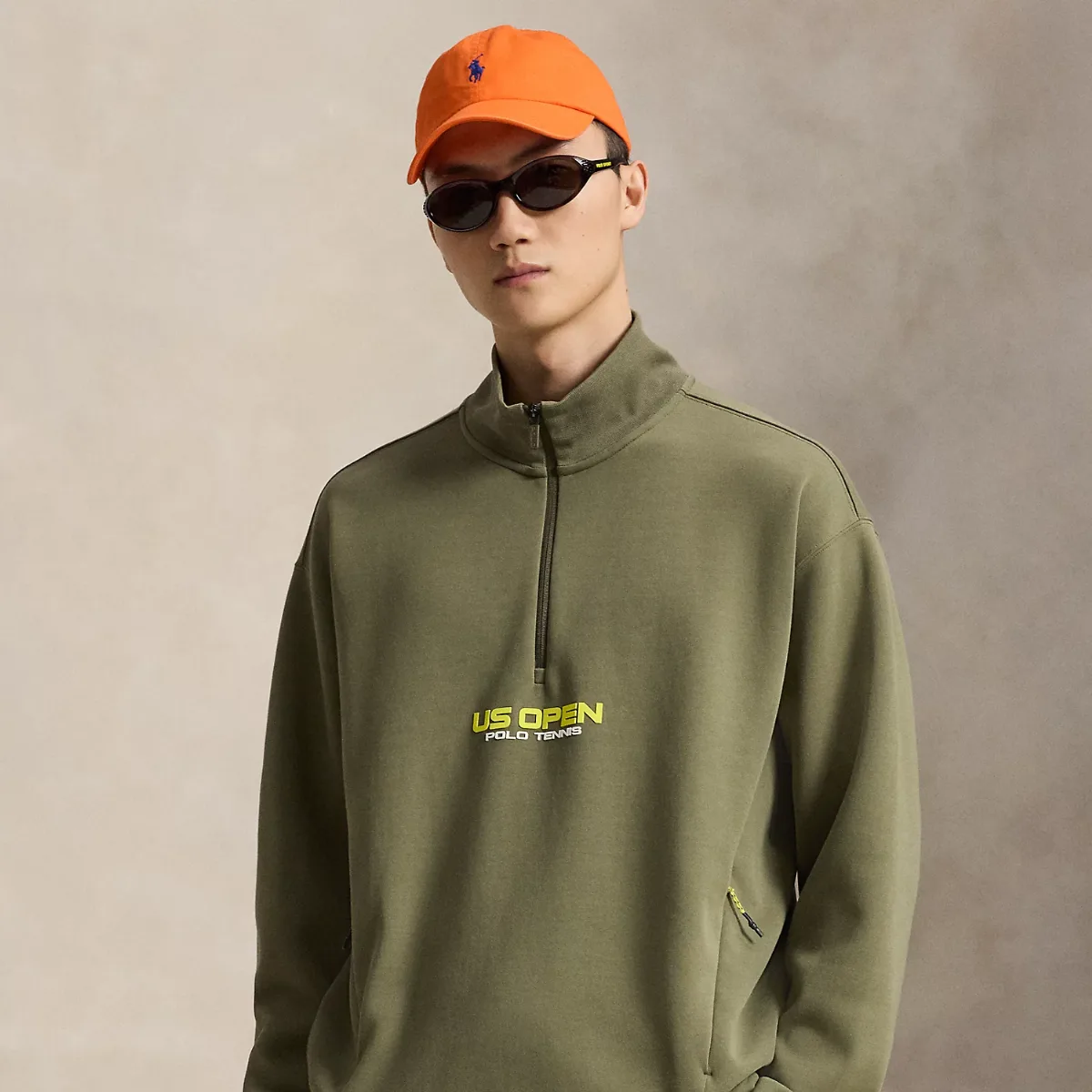 US Open Big Fit Logo Sweatshirt by Ralph Lauren