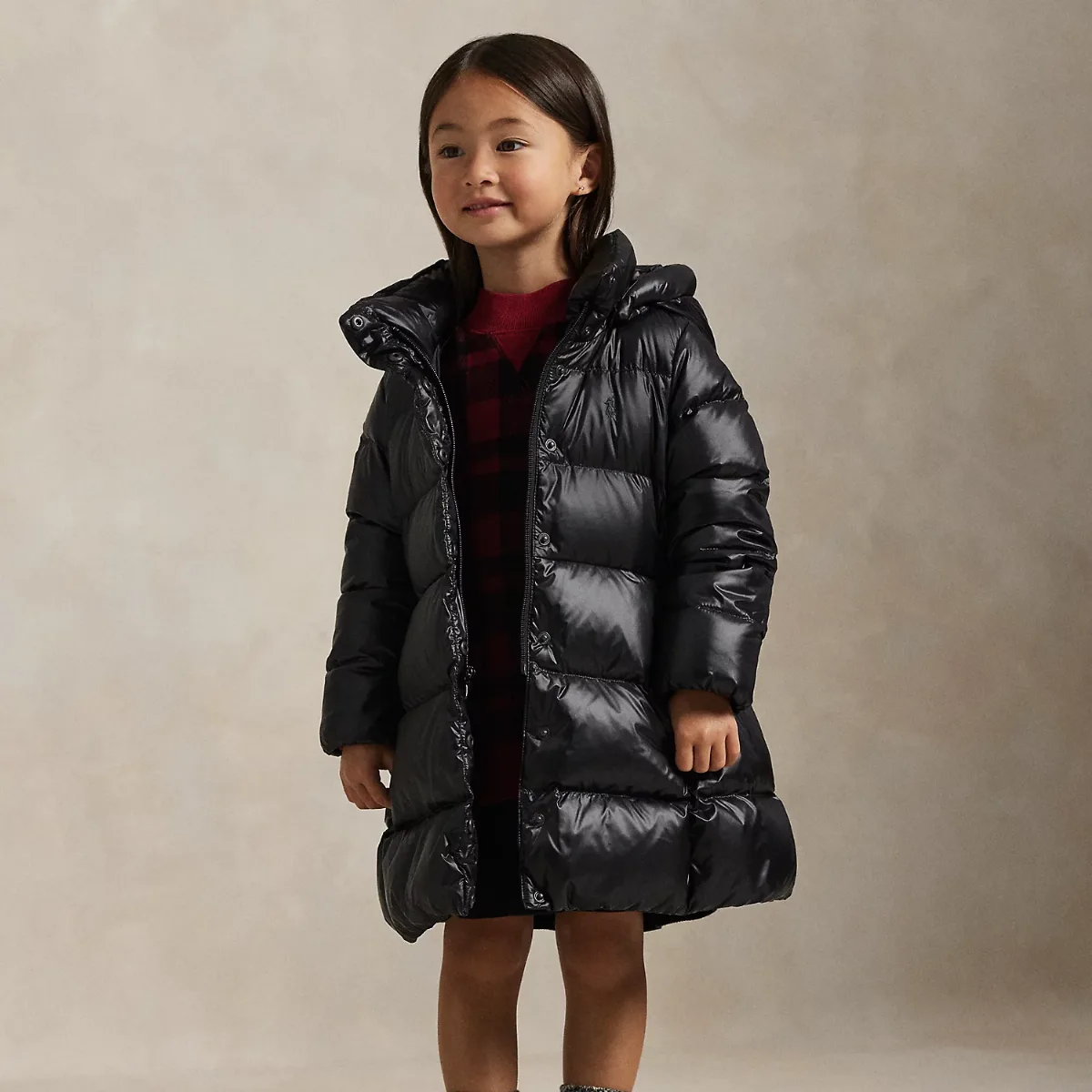 Down Hooded Long Jacket by Ralph Lauren