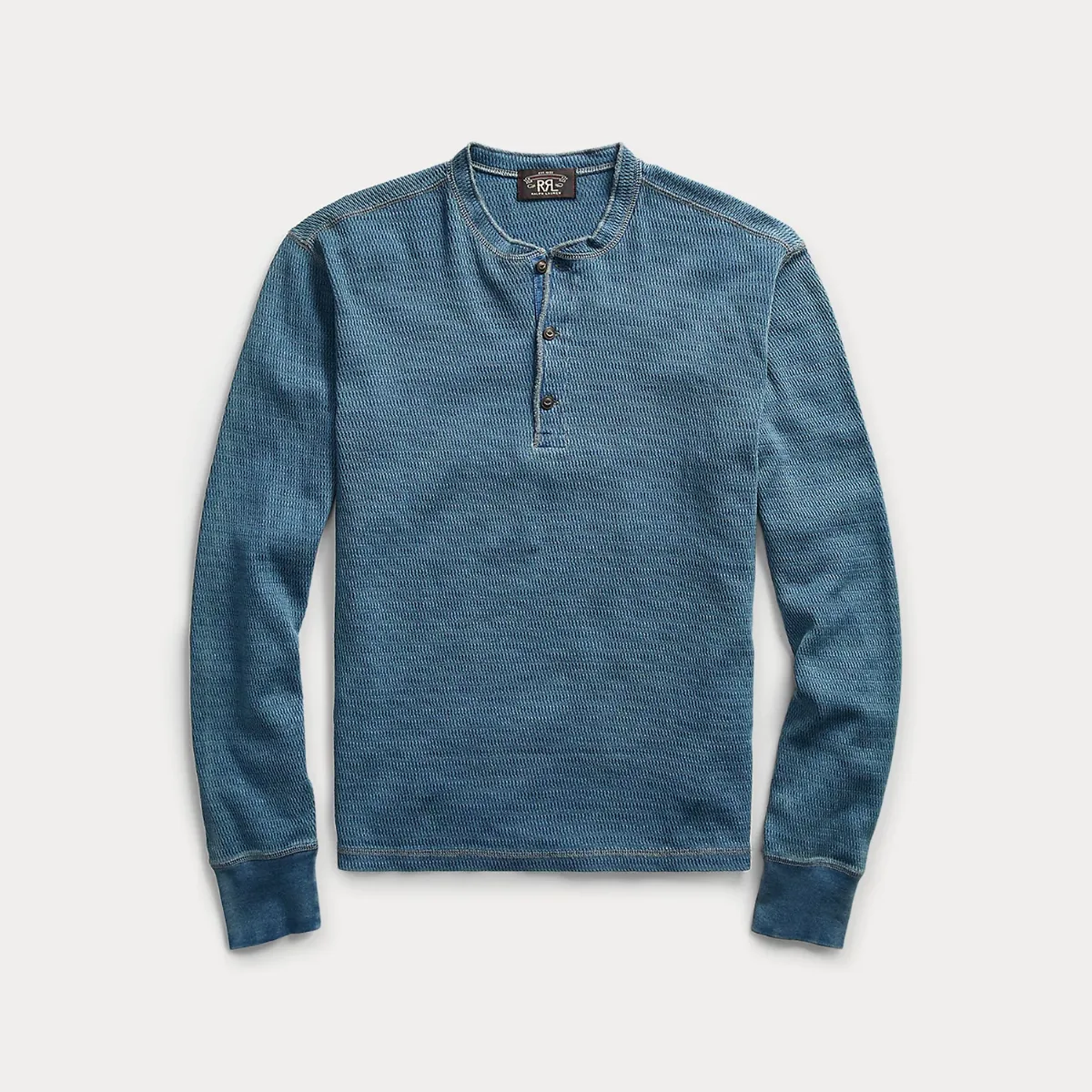 Jacquard-Knit Henley Shirt by Ralph Lauren