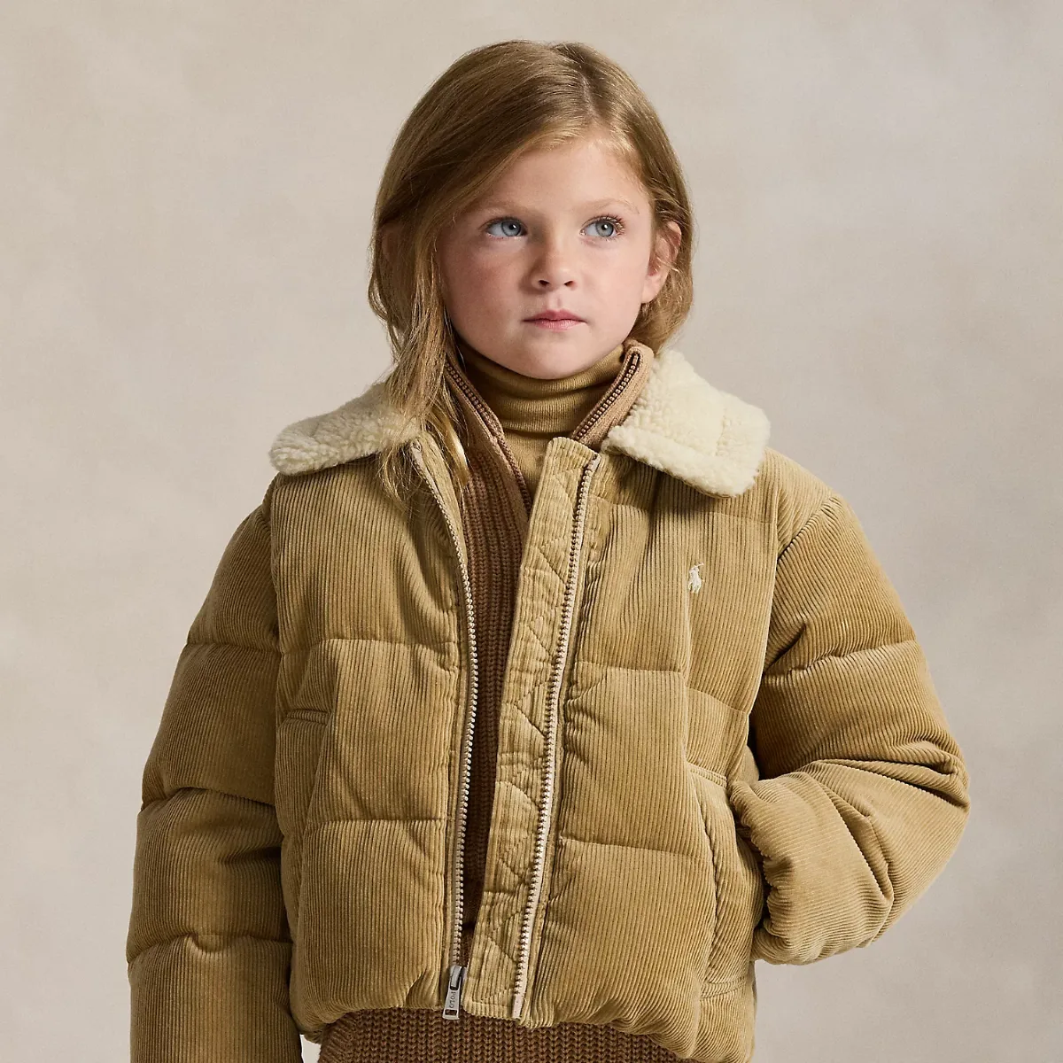 Cotton Corduroy Down Jacket by Ralph Lauren