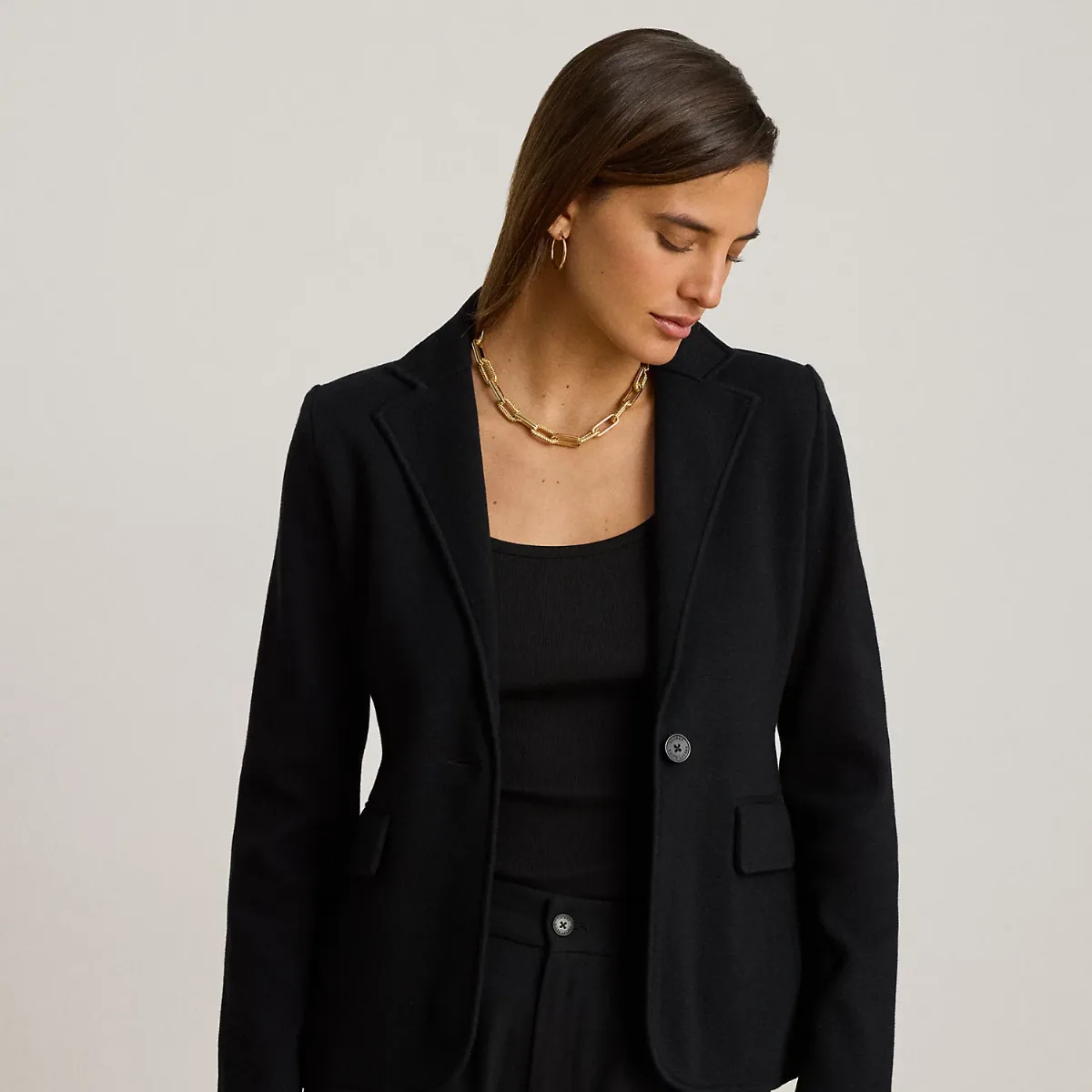 Cotton-Blend Sweater Blazer by Ralph Lauren