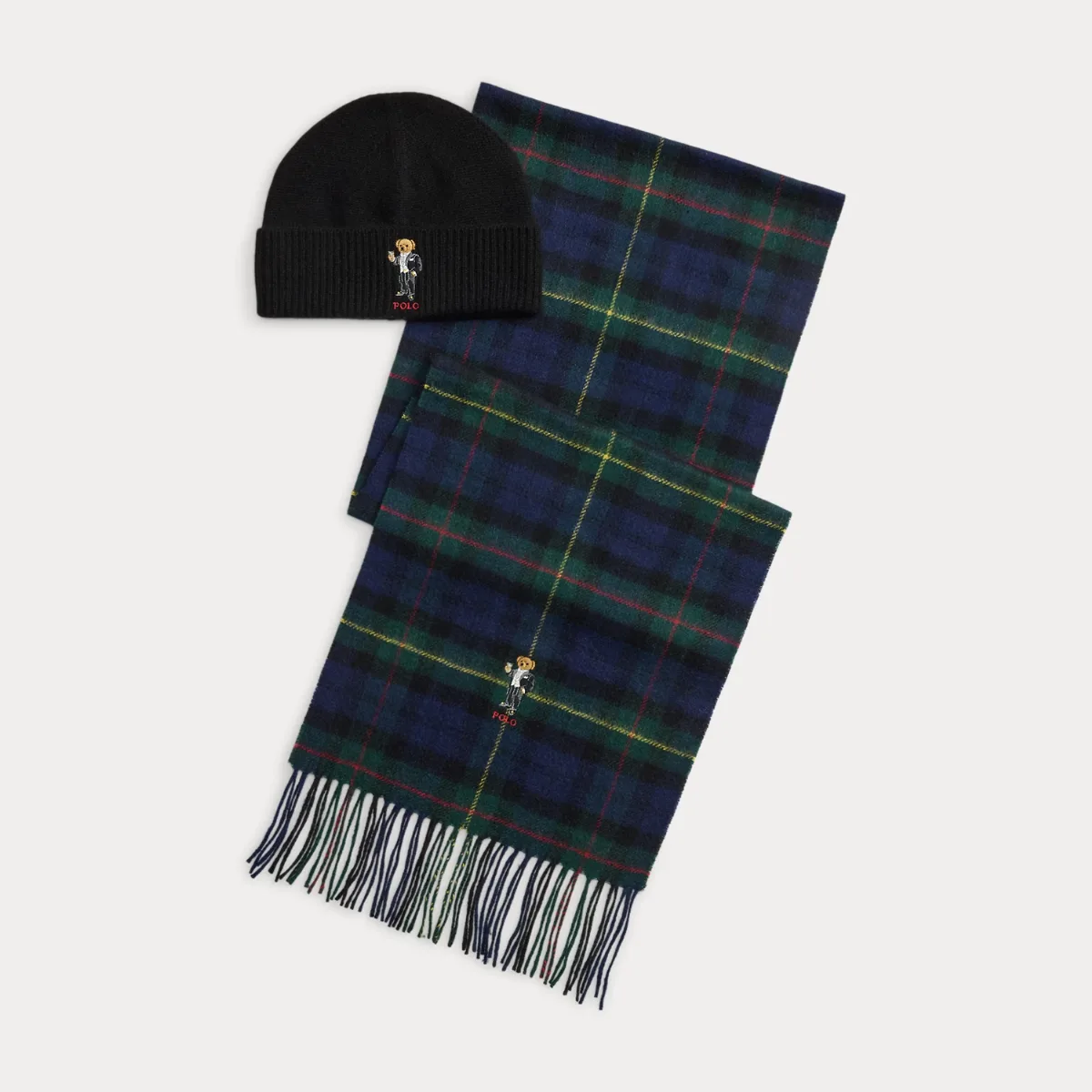 Martini Bear Beanie & Scarf Gift Set by Ralph Lauren
