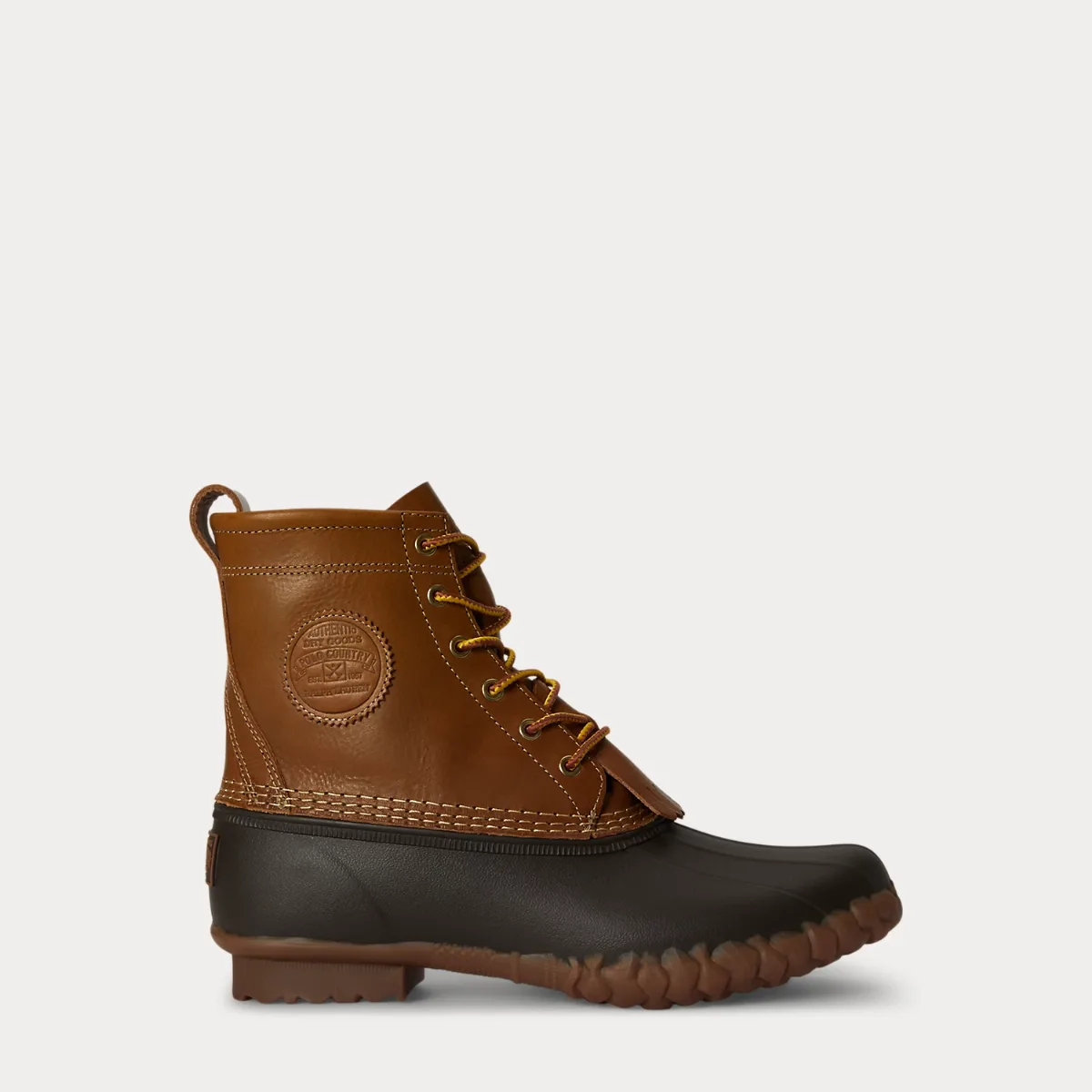 Harvey Leather Duck Boot by Ralph Lauren