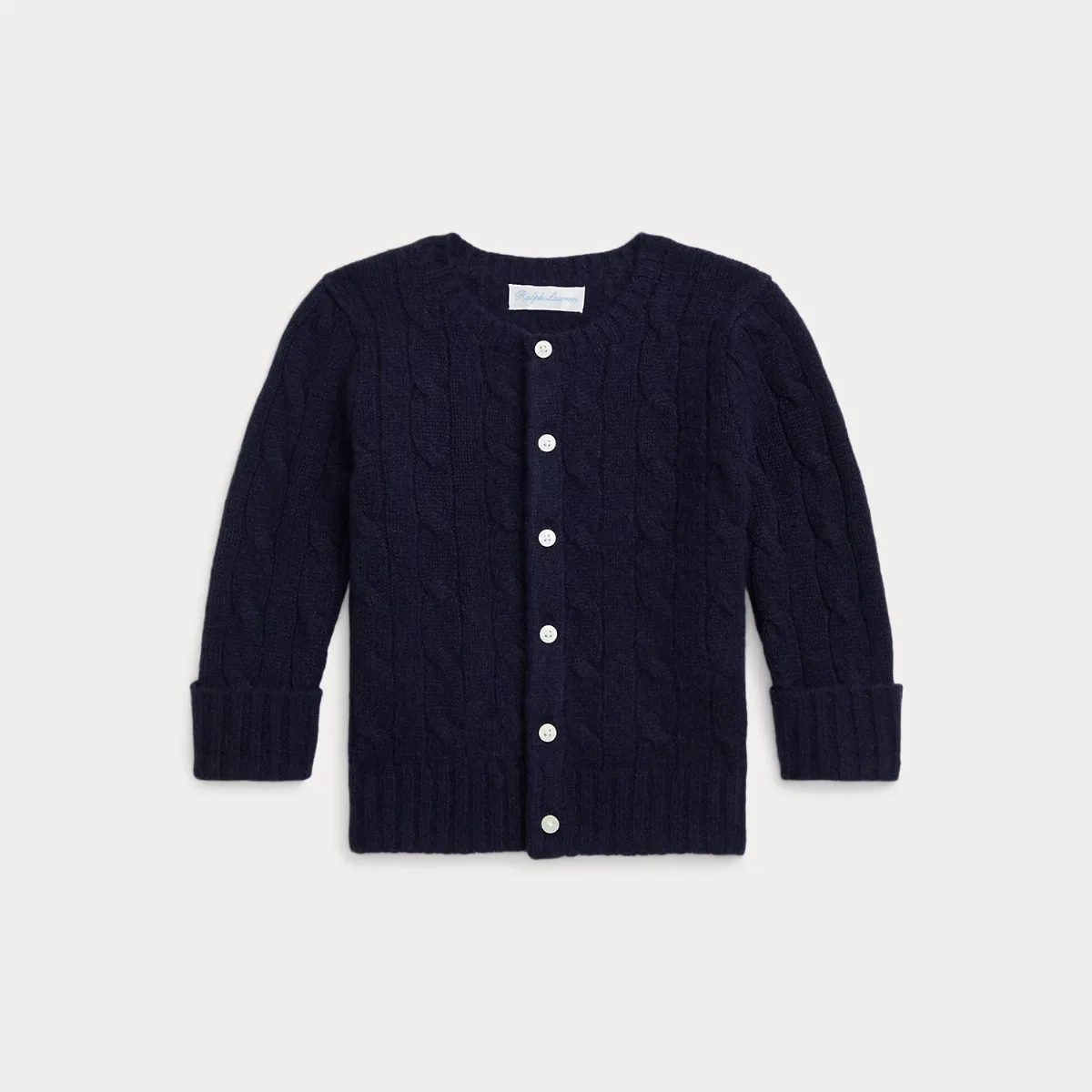 Cable-Knit Cashmere Cardigan by Ralph Lauren