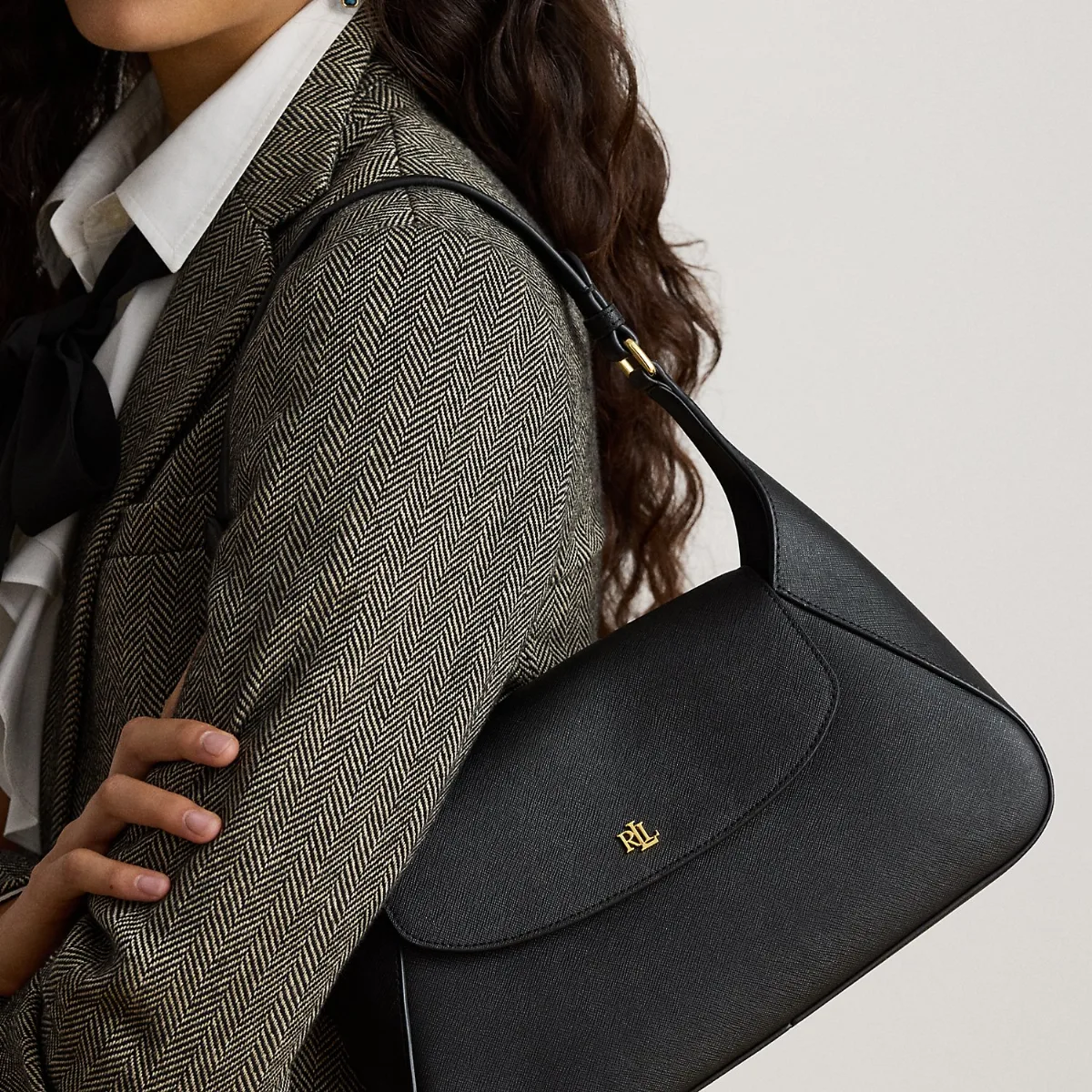 Crosshatch Medium Schylar Shoulder Bag