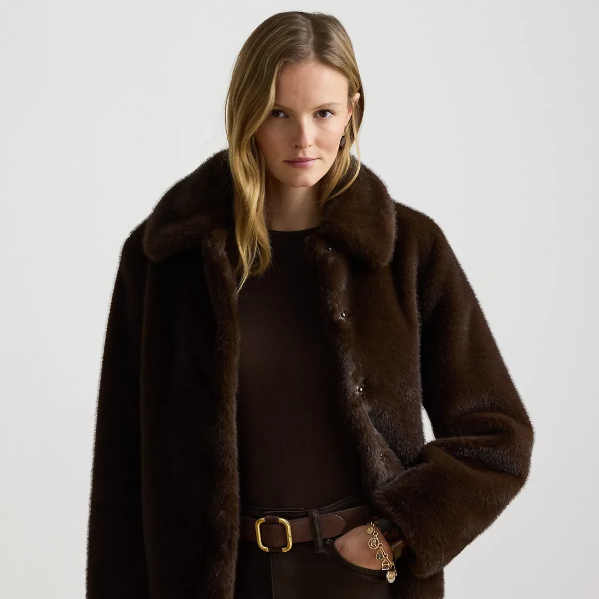 Faux-Fur Coat by Ralph Lauren