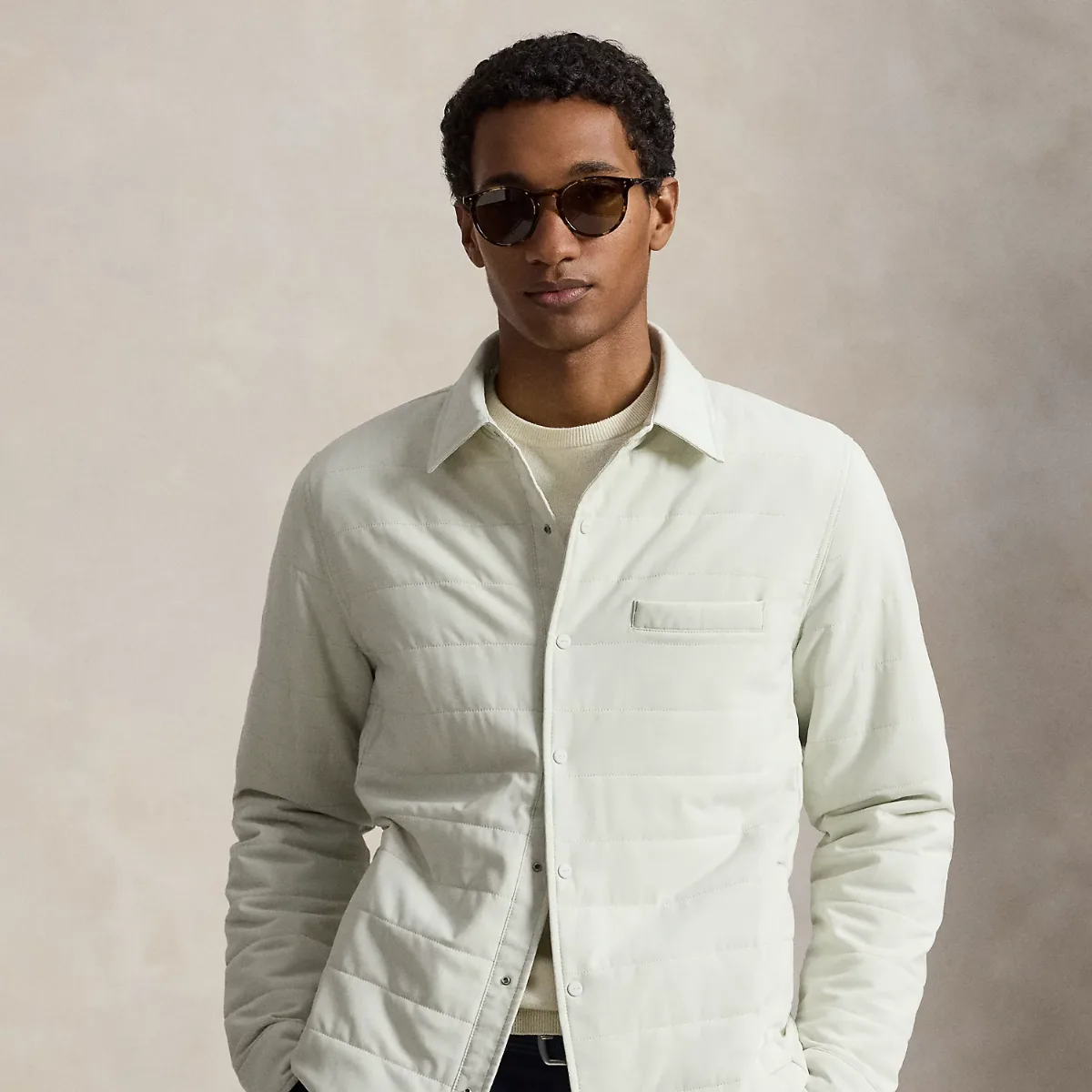 Quilted Shirt Jacket by Ralph Lauren