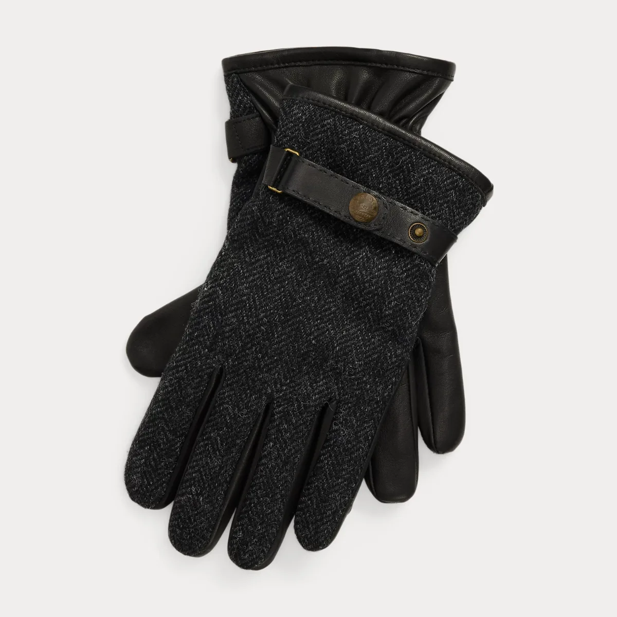 Cashmere-Lined Wool & Sheepskin Gloves by Ralph Lauren