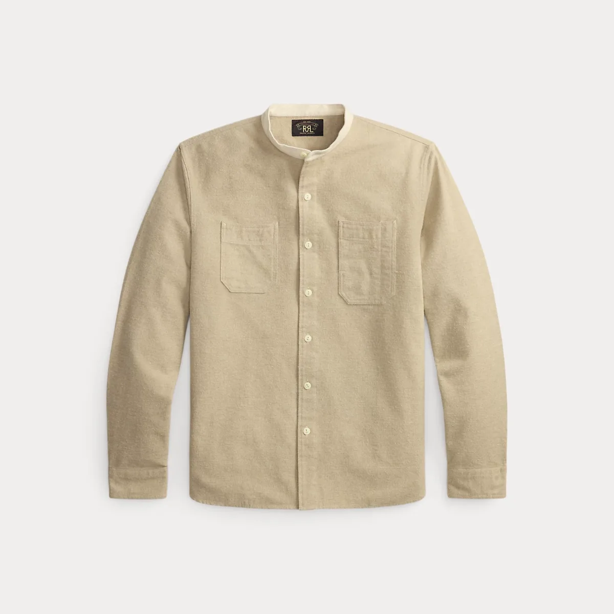 Mélange Band-Collar Workshirt by Ralph Lauren