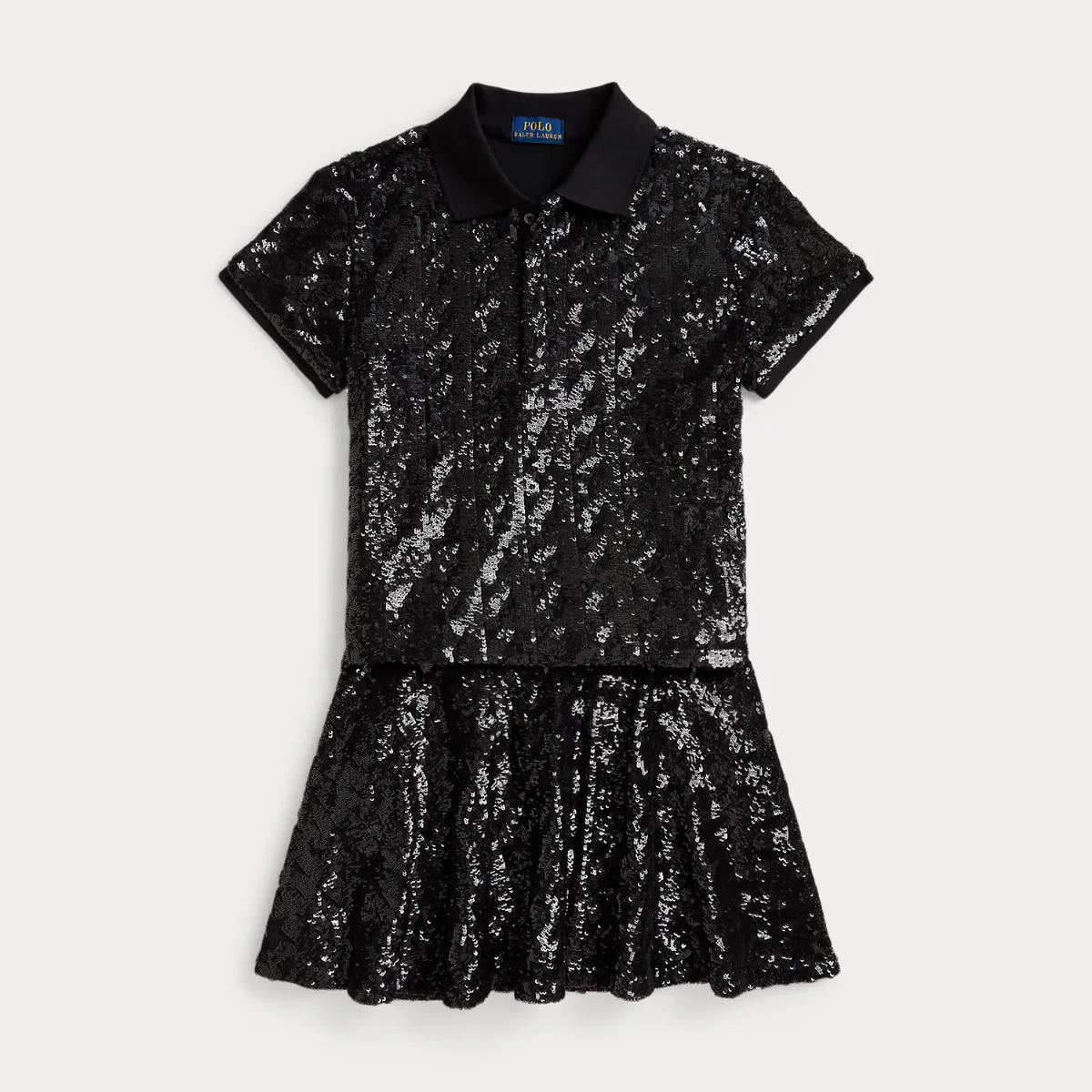 Sequined Polo Shirt & Skirt by Ralph Lauren
