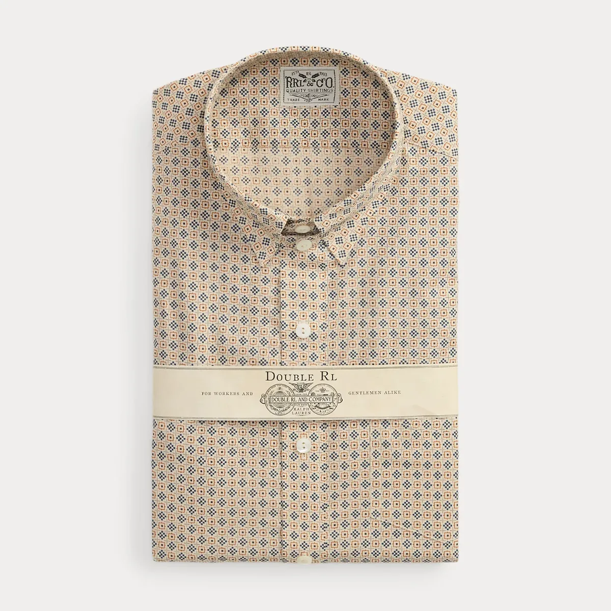 Slim Fit Geometric-Print Shirt by Ralph Lauren