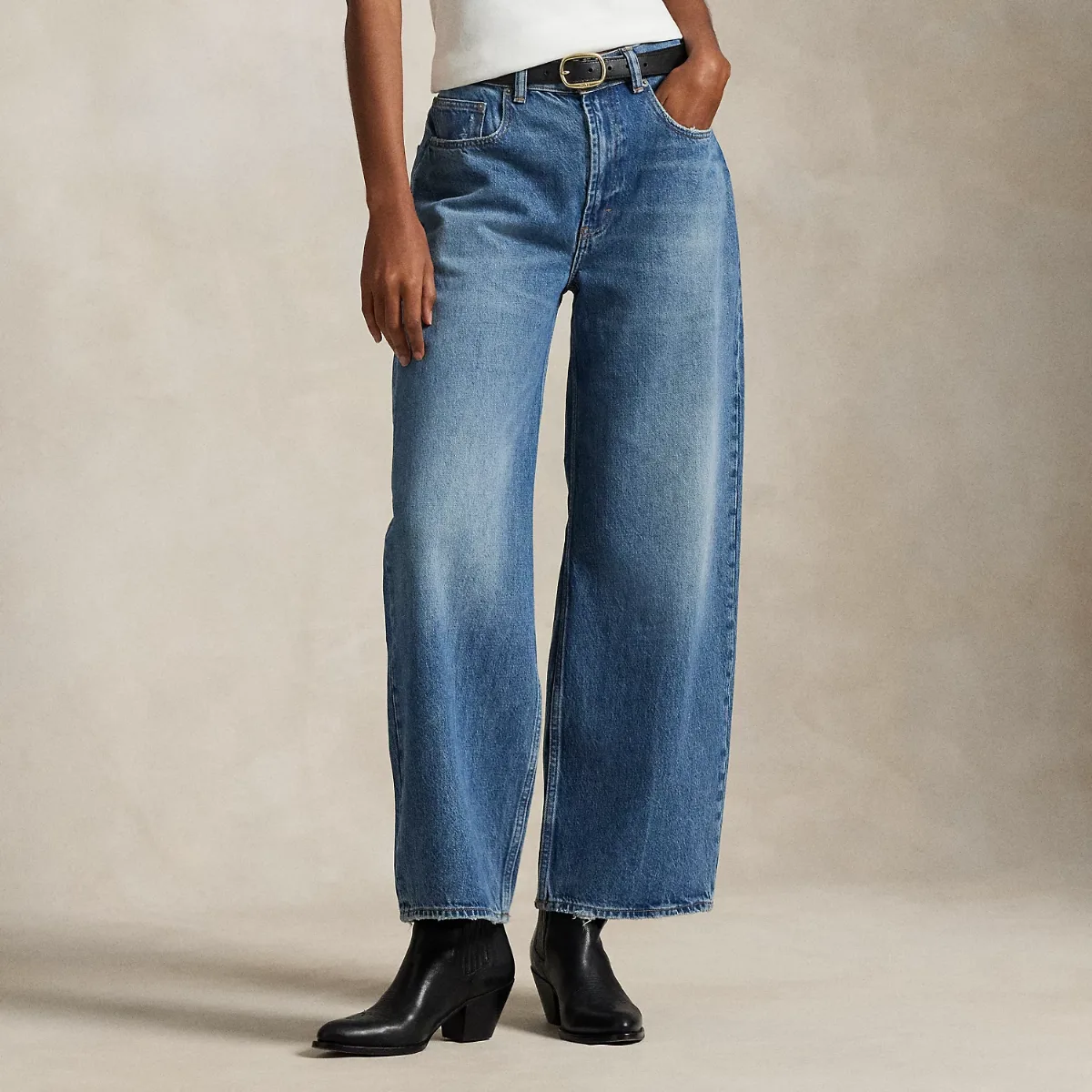Relaxed Wide-Leg Jean by Ralph Lauren