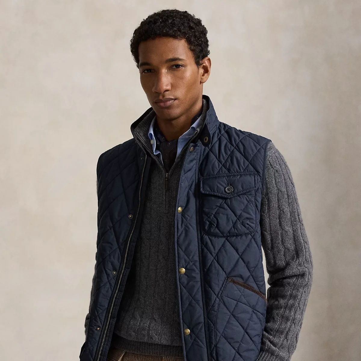The Beaton Quilted Utility Vest