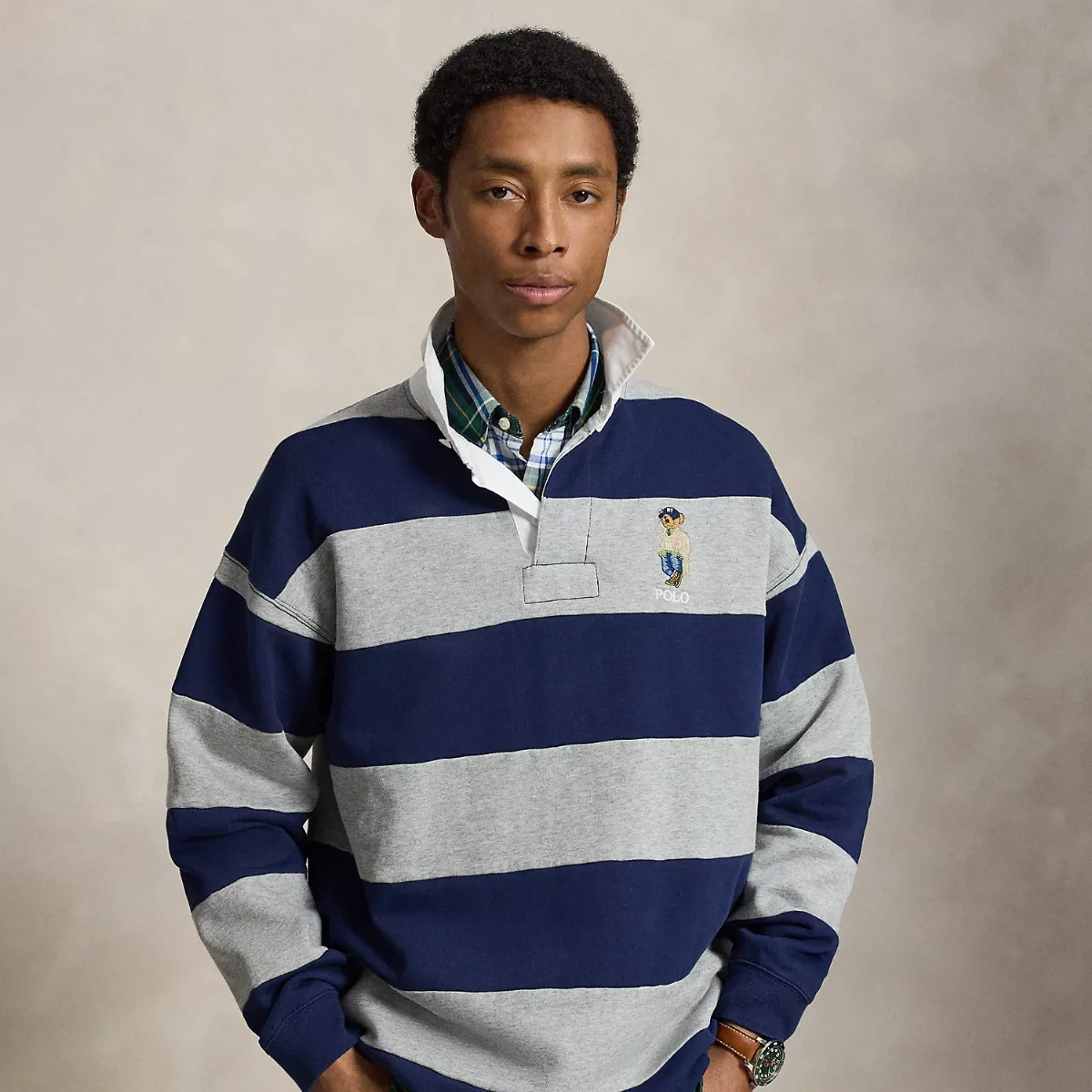 Big Fit Polo Bear Rugby Sweatshirt by Ralph Lauren