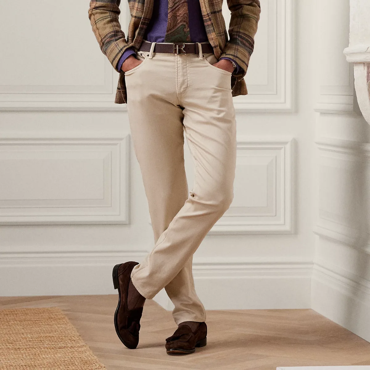 Slim Fit Stretch Dobby Pant by Ralph Lauren